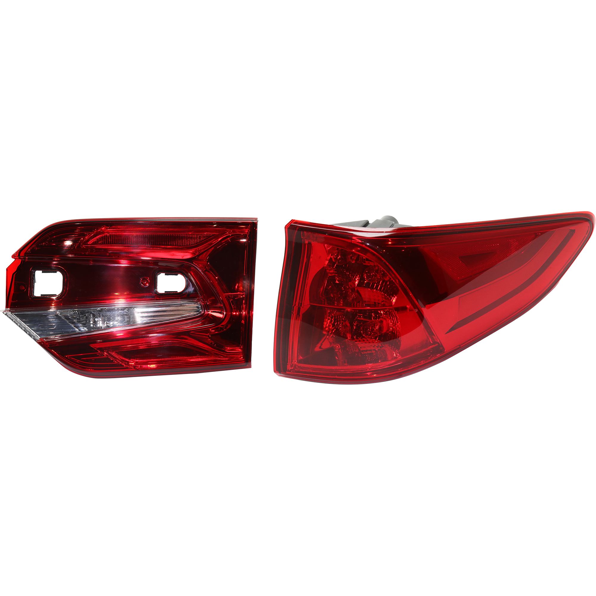 AM ODYSSEY 18-23 TAIL LAMP RH Inner and Outer Assembly Halogen Set of 2 CAPA SKU SET RH73130001Q A Partslink HO2803117C HO2805115C OEM 33500THRA01-34150THRA01