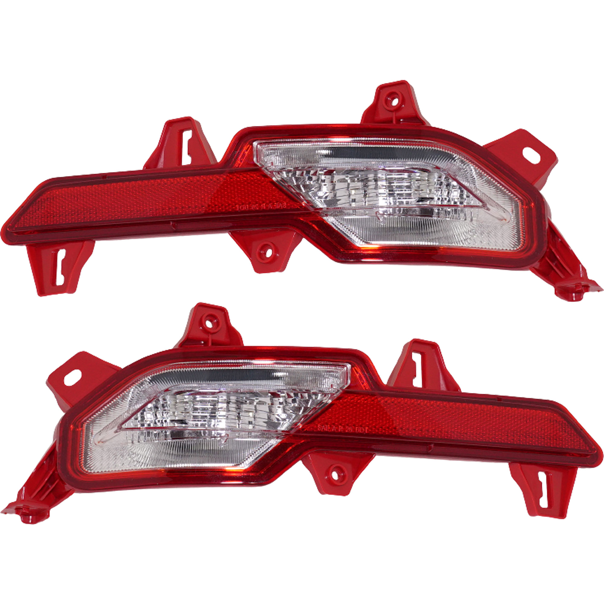 AM SONATA 20-23 BACK UP LAMP RH AND LH Assembly Exc. Preferred SE Models CAPA SKU SET RH73130013Q Partslink HY2883104C HY2882104C OEM 92406L1300-92405L1300