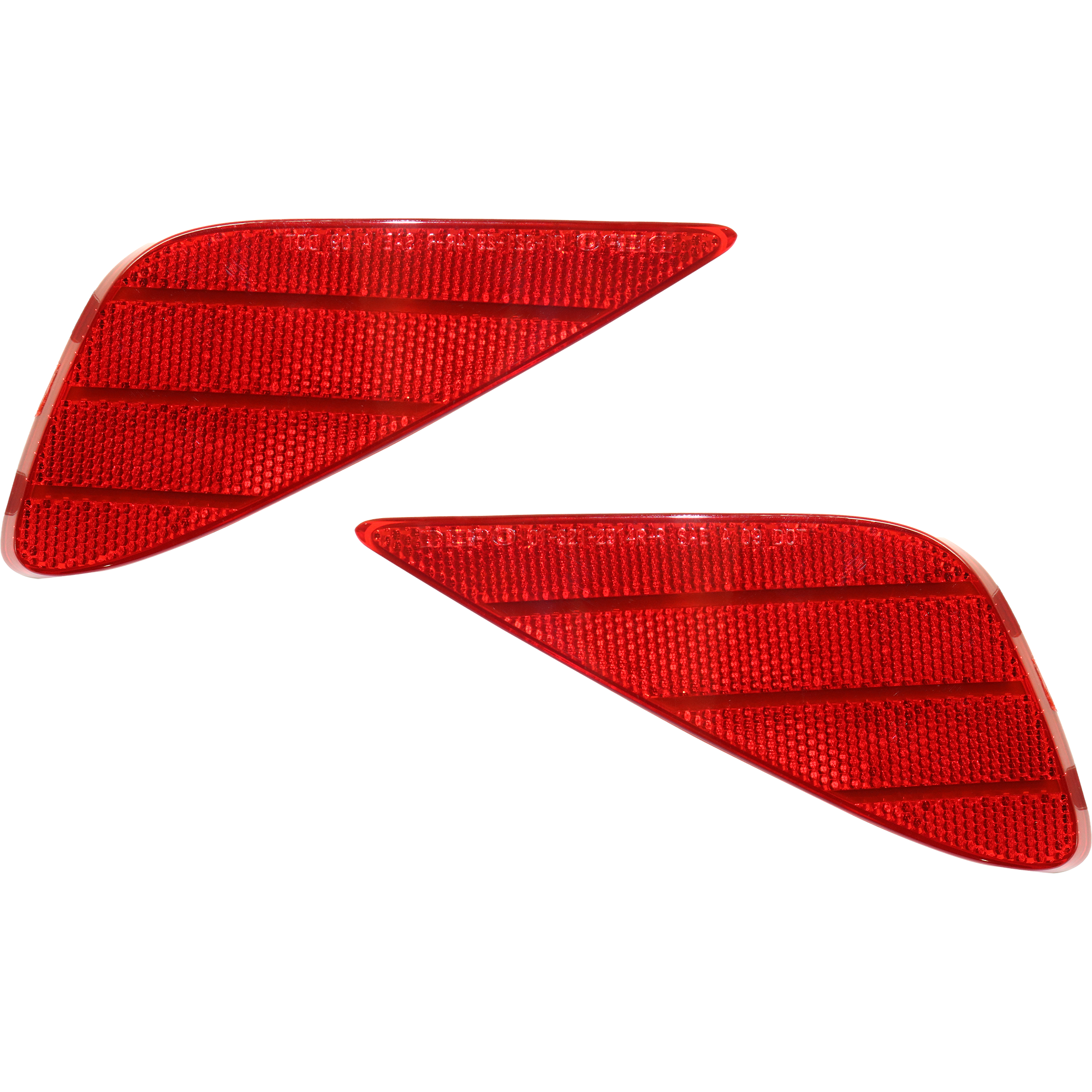 AM SONATA 11-15 REAR BUMPER REFLECTOR RH and LH Hybrid Non Hybrid Models 14-14 CAPA SKU SET RH73490001Q Partslink HY1184115C HY1185115C OEM 924054R000-924064R000