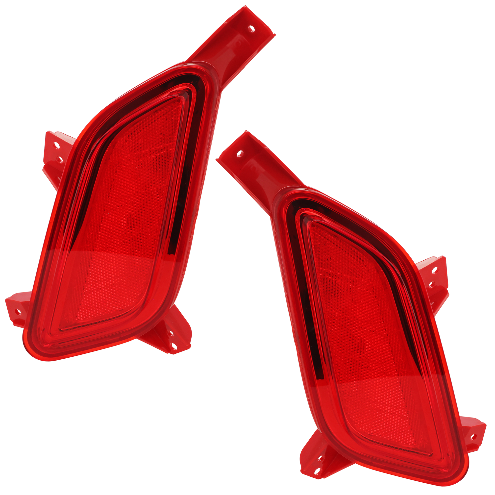 AM VELOSTER 12-17 REAR BUMPER REFLECTOR RH AND LH w o Turbo CAPA SKU SET RH73490003Q Partslink HY1185106C HY1184106C OEM 924062V100-924052V100