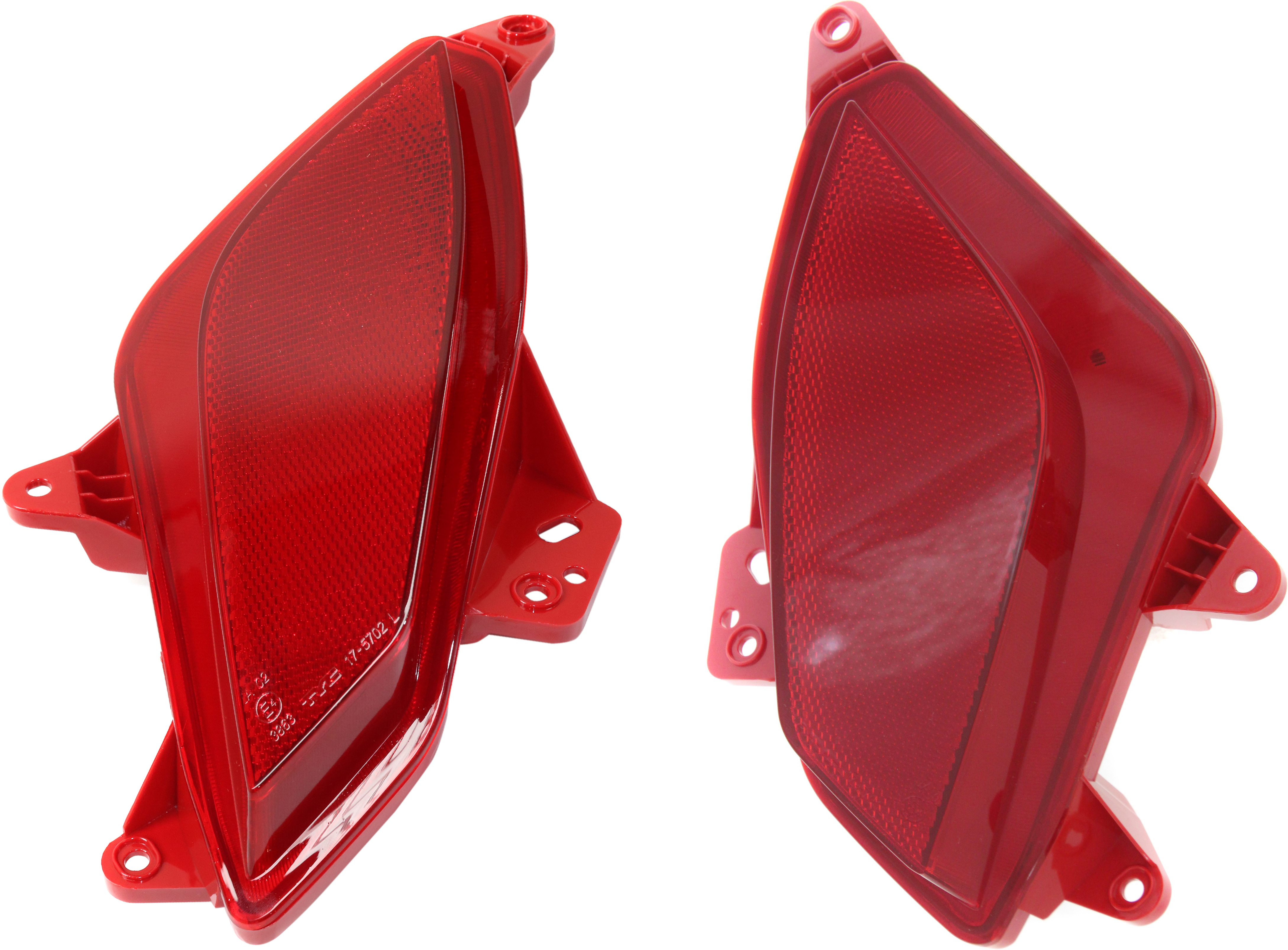 AM SANTA FE 17-19 REAR BUMPER REFLECTOR RH AND LH Exc. Sport Model SKU SET RH73490007 Partslink HY1185120 HY1184120 OEM 92406B8700-92405B8700
