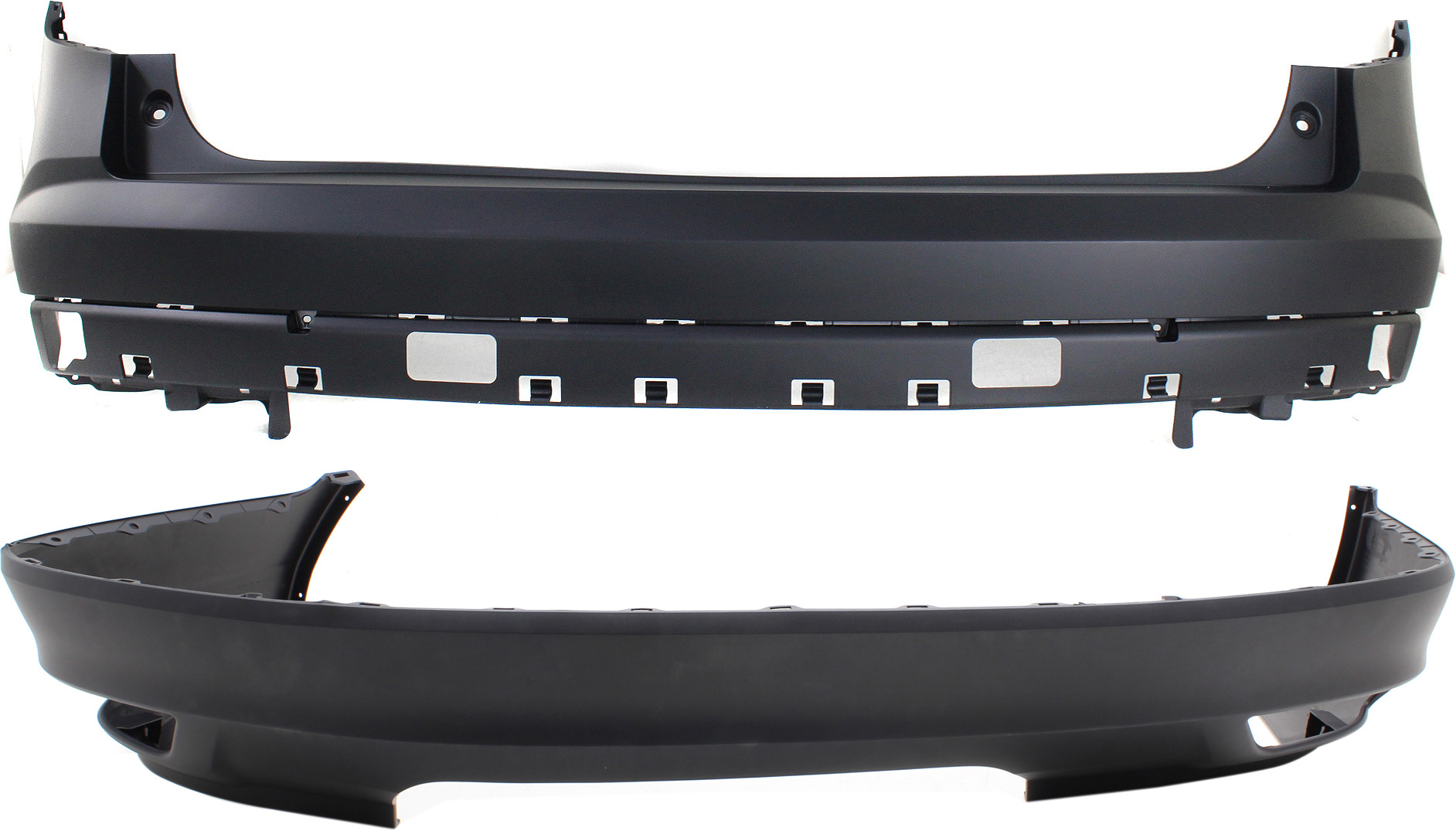 AM PILOT 16-18 BUMPER COVER Rear Upper and Lower w o PAS Holes EX L EX LX Models SKU SET RH76010006-2 Partslink HO1114104 HO1115106 OEM 04715TG7A90ZZ 71510TG7A00