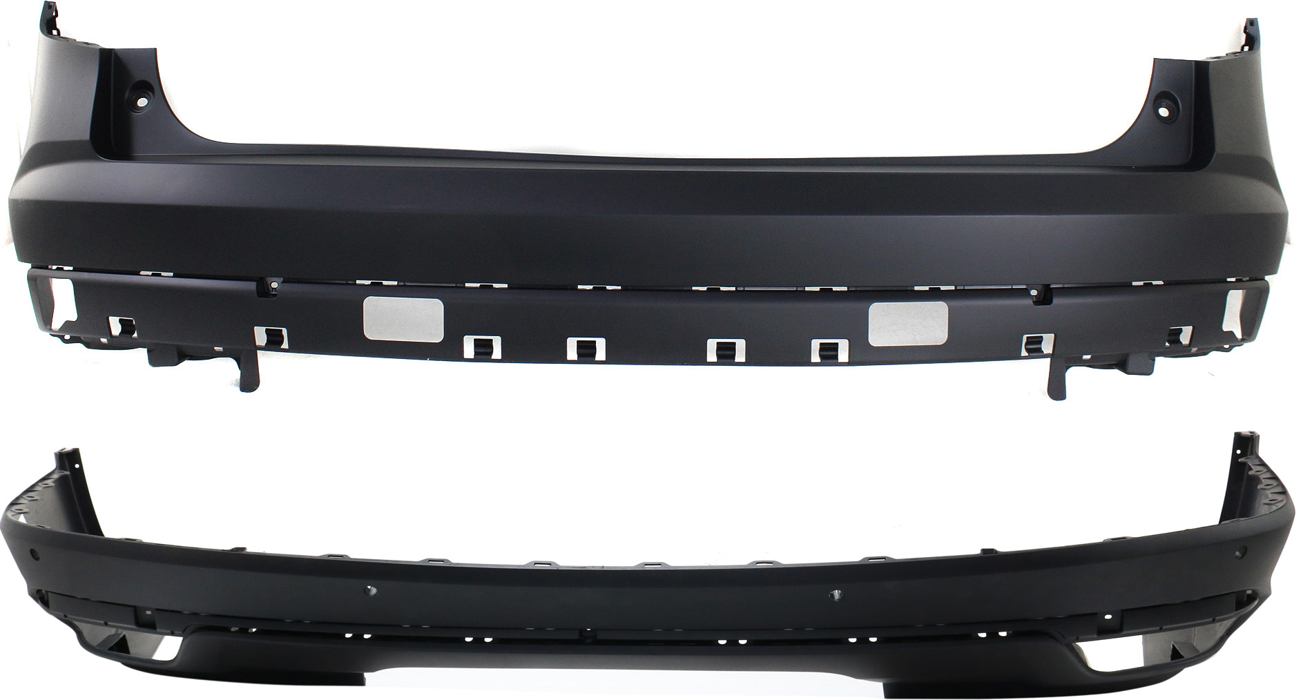 AM PILOT 16-18 BUMPER COVER Rear Upper and Lower Elite Touring Models SKU SET RH76010007-2 Partslink HO1114104 HO1115107 OEM 04715TG7A90ZZ 71510TG7B00
