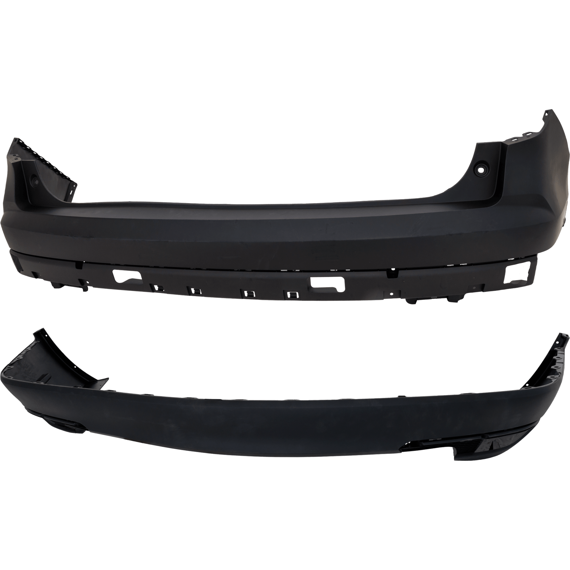 AM PILOT 19-22 REAR BUMPER COVER Upper and Lower Upper Primed Lower Textured w o mounting bracket s EX EX L LX Special Edition TrailSport Models SKU SET RH76010041P B