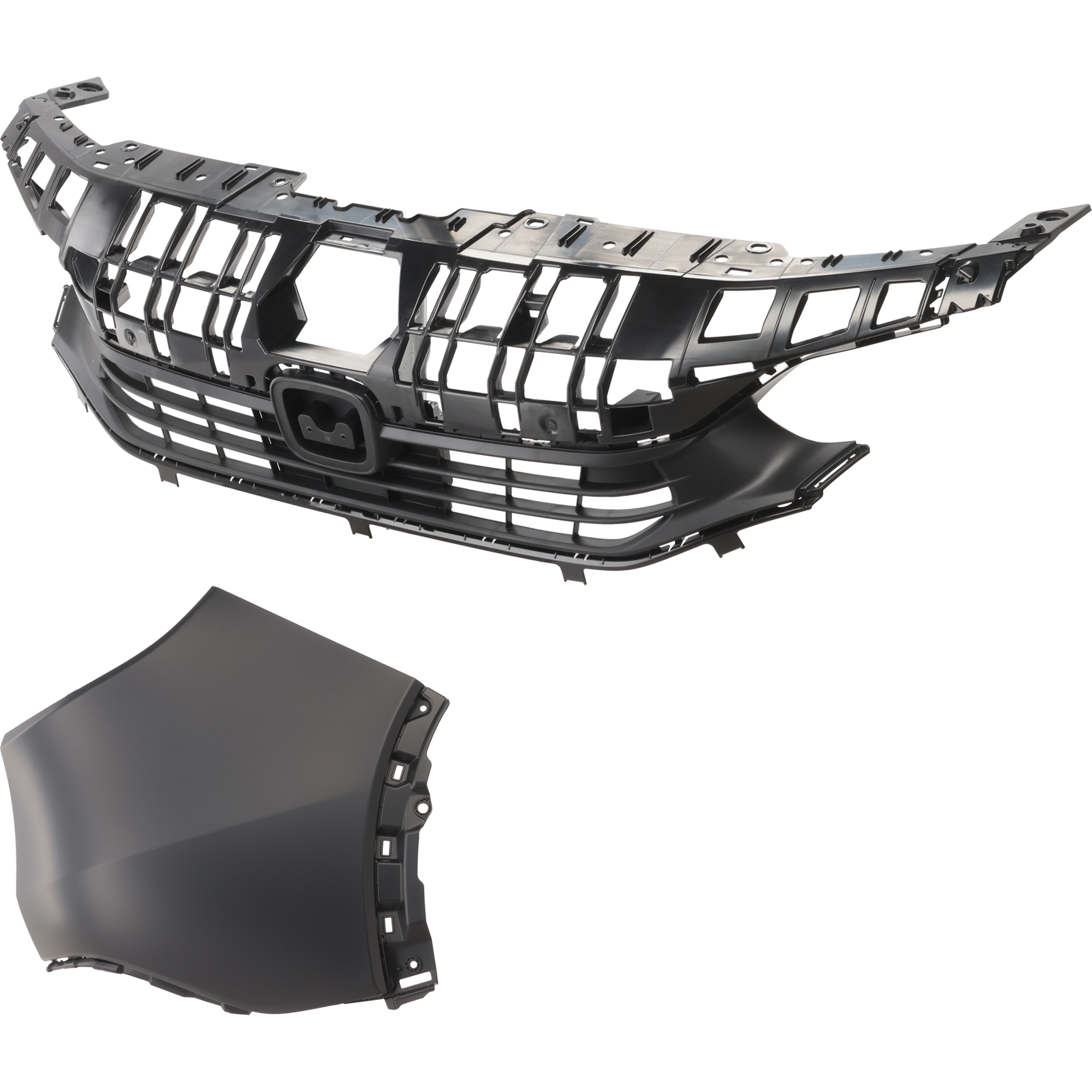 AM HR V 23-25 REAR BUMPER END RH AND LH Side Cover Primed CAPA SKU SET RH76110005Q Partslink HO1116105C HO1117105C OEM 047173W0A00ZZ 047183W0A00ZZ