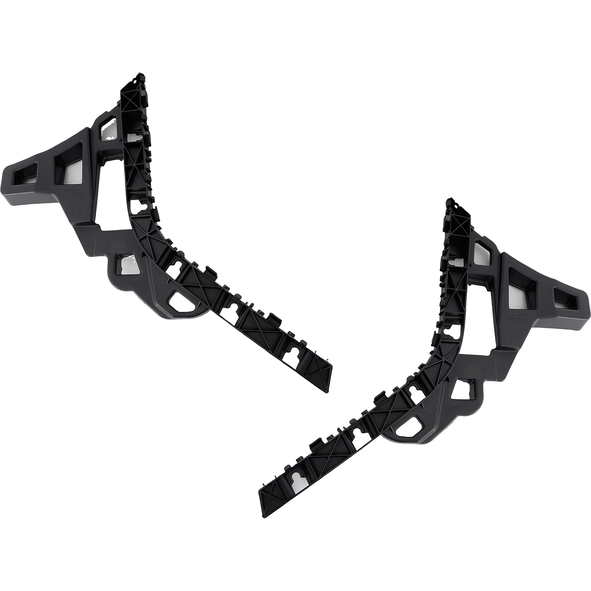 AM SONATA 18-19 REAR BUMPER BRACKET RH AND LH Side Black Plastic SKU SET RH76260021 Partslink HY1142129 HY1143129 OEM 86613C2700-86614C2700