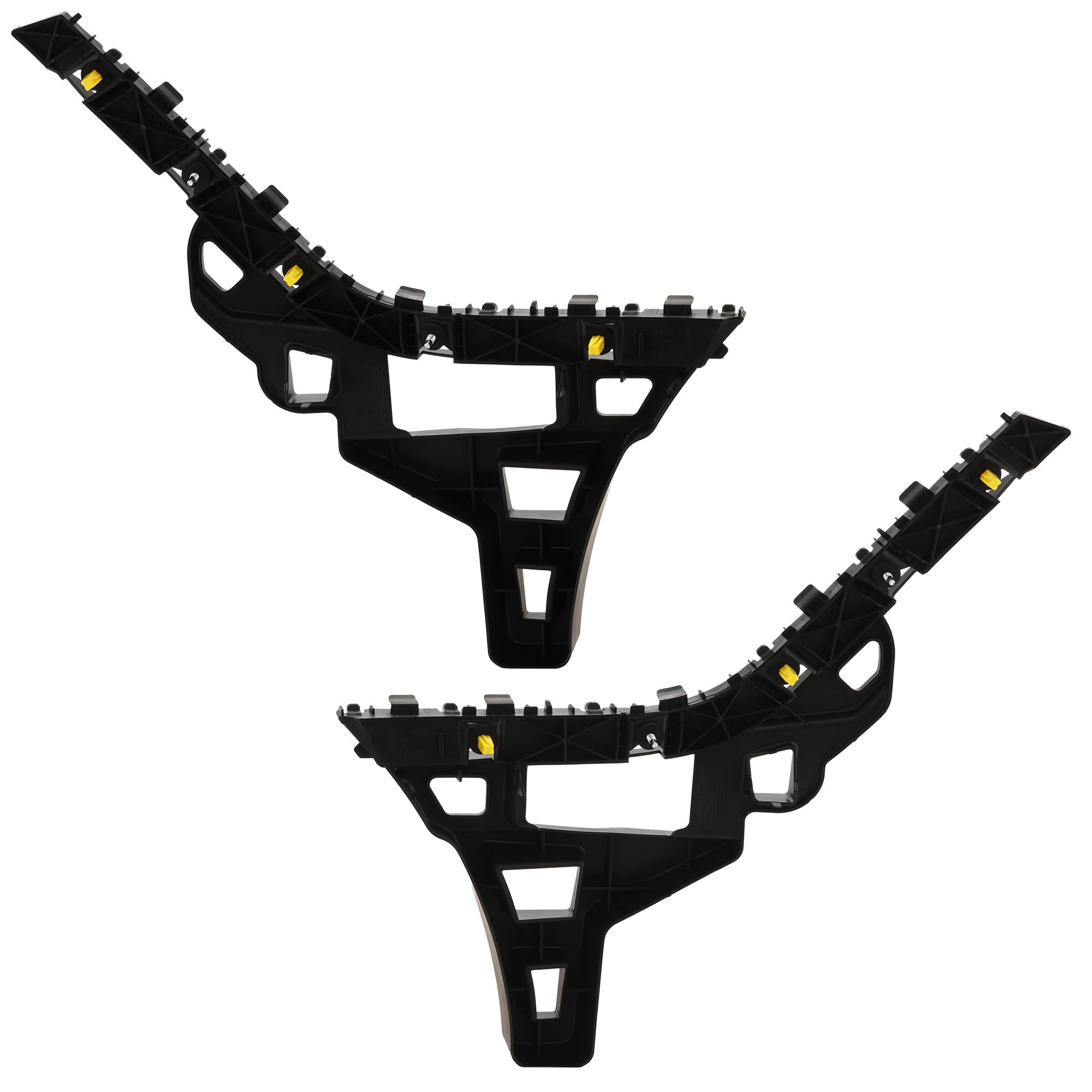 AM SONATA 15-17 REAR BUMPER BRACKET RH AND LH Side Assembly Black SKU SET RH76260023 Partslink HY1142123 HY1143123 OEM 86613C2000-86614C2000