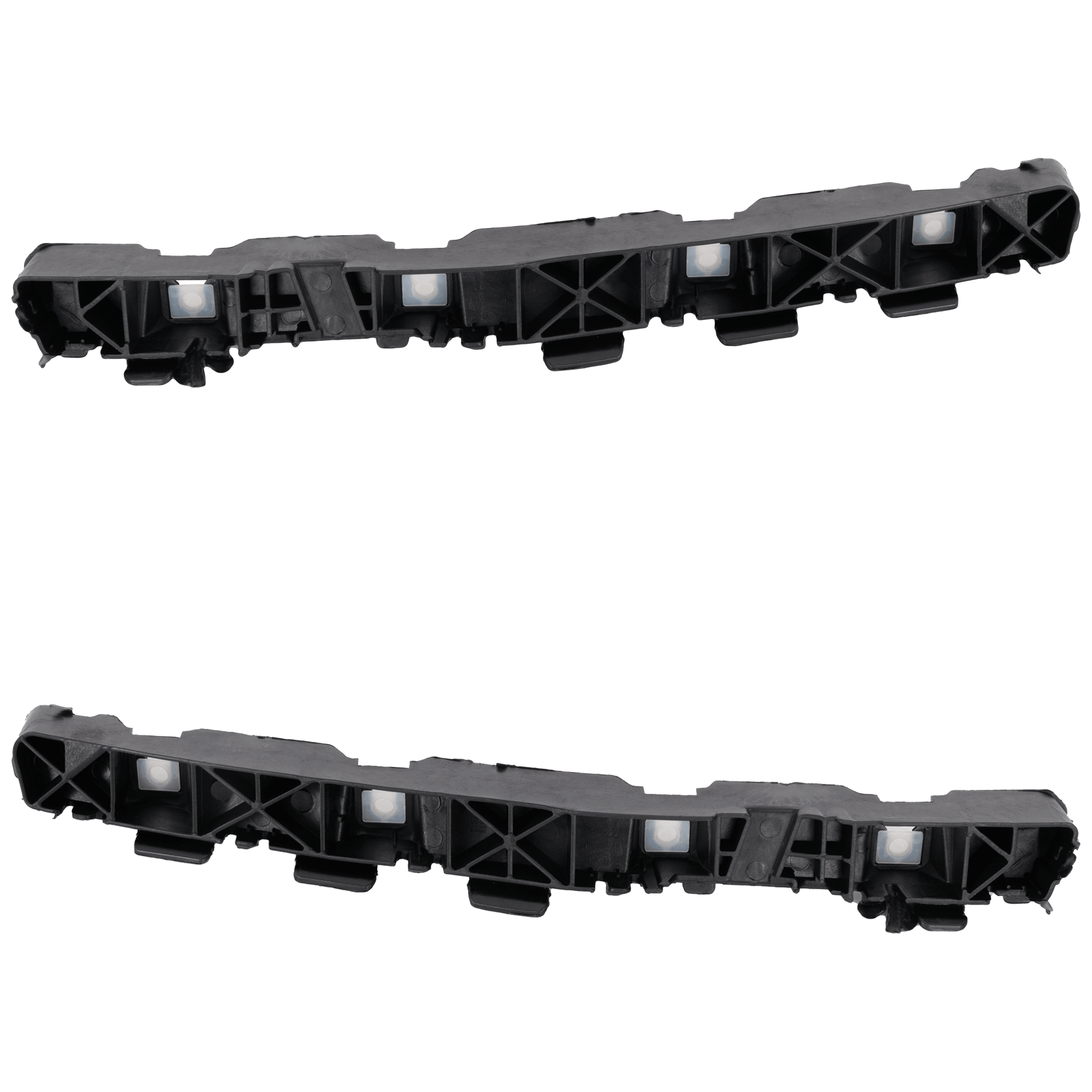 AM TUCSON 16-21 REAR BUMPER BRACKET RH AND LH Plastic SKU SET RH76260039 Partslink HY1142130 HY1143130 OEM 86613D3000-86614D3000