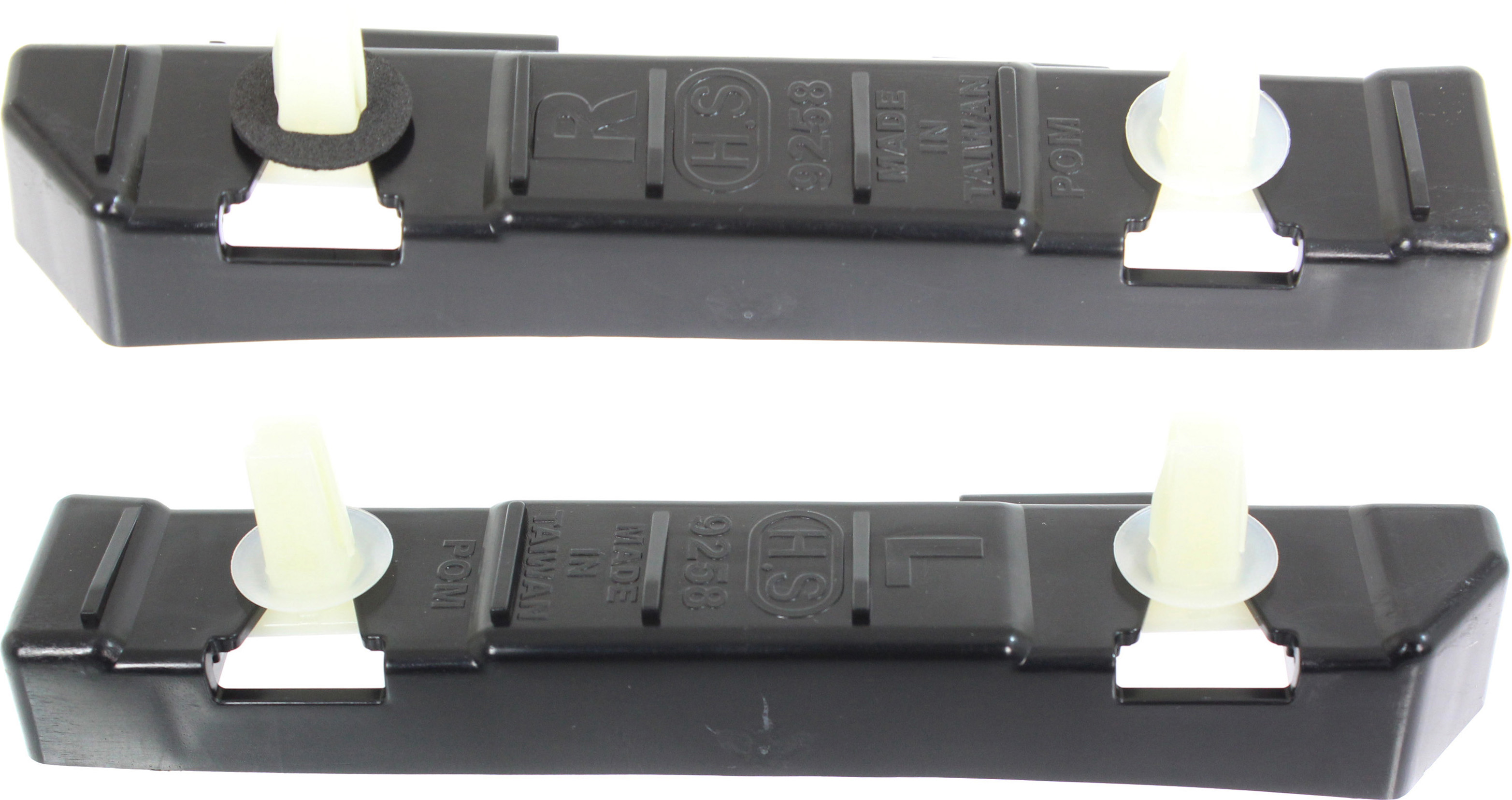 AM ACCENT 07-11 REAR BUMPER BRACKET RH AND LH Side Mounting Bracket Hatchback SKU SET RH76270001 Partslink HY1132108 HY1133108 OEM 866181E100-866191E100