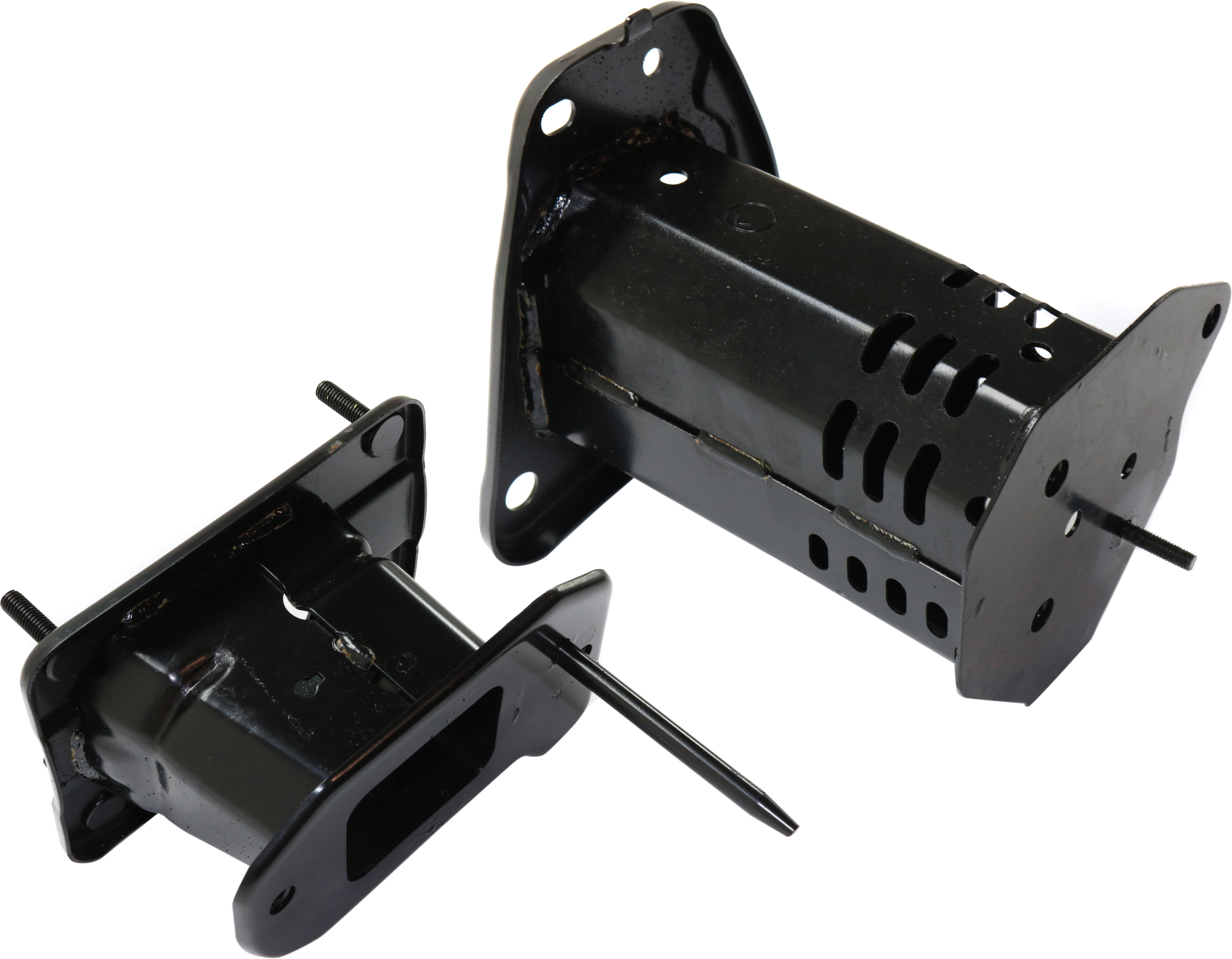 AM SANTA FE SANTA FE XL 17-19 REAR BUMPER BRACKET RH AND LH Reinforcement Bracket Steel Exc. Sport Model SKU SET RH76270003 Partslink HY1167124 HY1166124 OEM 86642B8000-86641B8000