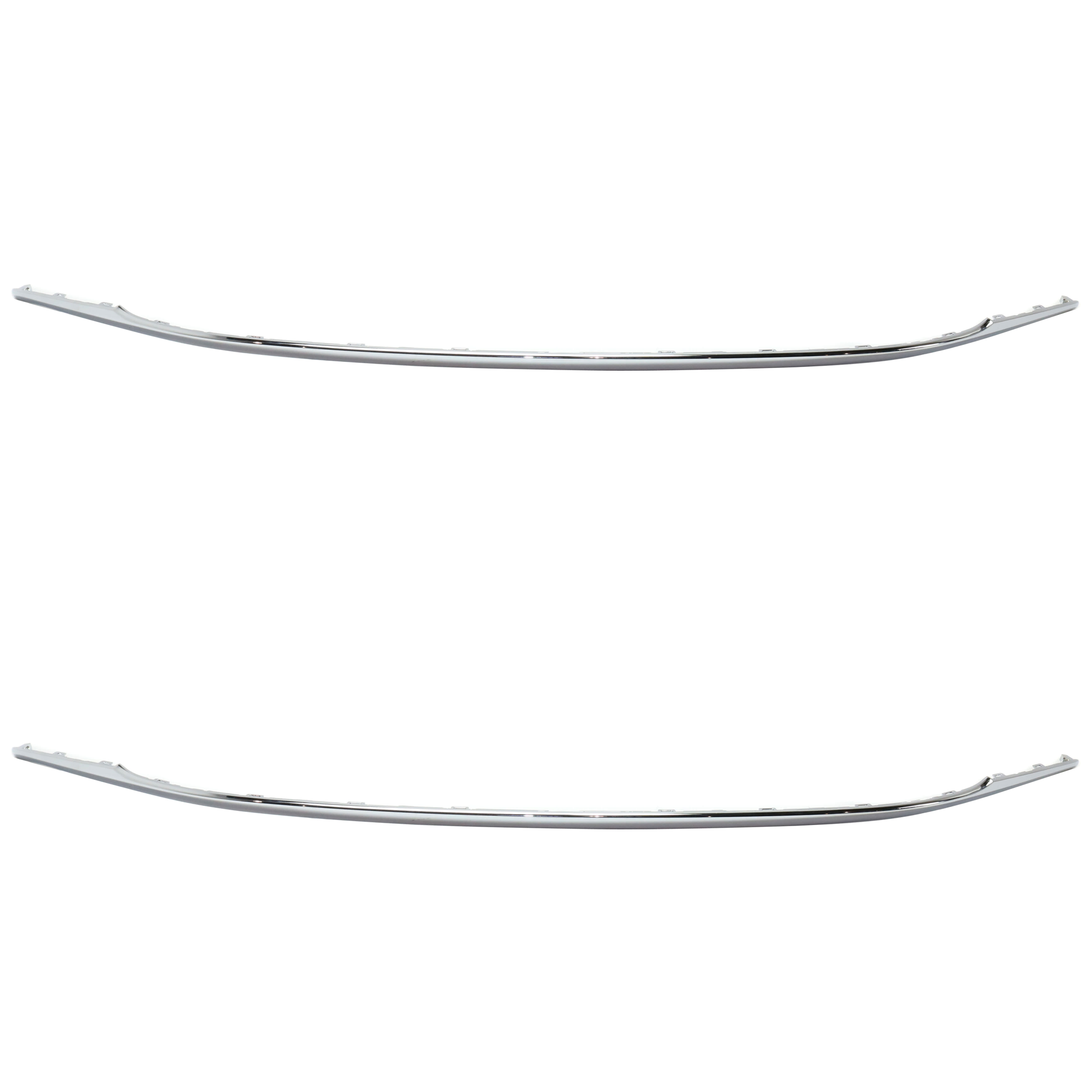 AM ACCORD 16-17 REAR BUMPER MOLDING RH AND LH Chrome Exc. Hybrid Model Coupe CAPA SKU SET RH76350001Q 2 Partslink HO1144101C OEM 71503T3LA51