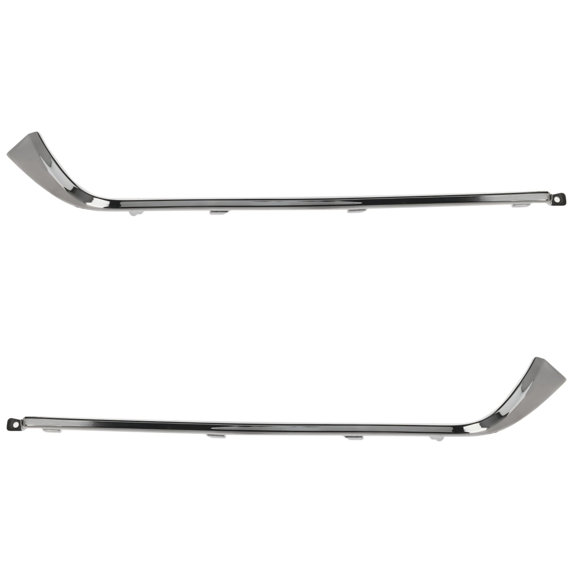 AM ELANTRA 21-23 REAR BUMPER MOLDING RH AND LH Lower Black SKU SET RH76350015 Partslink HY1147110 HY1146110 OEM 86698AA200-86697AA200