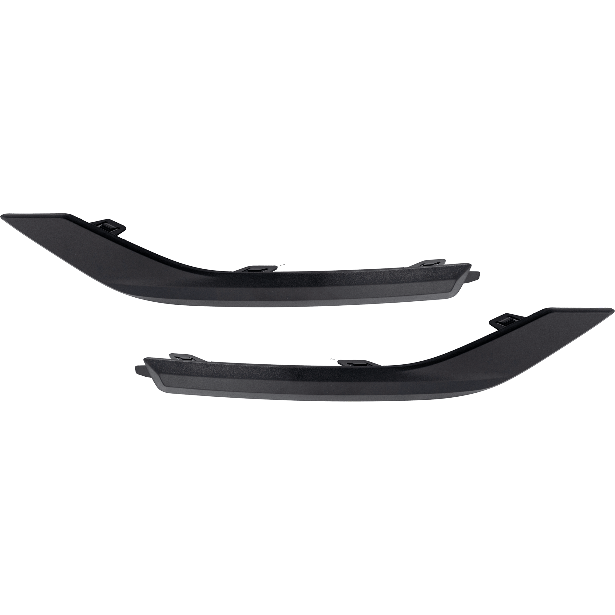 AM SANTA FE 21-23 REAR BUMPER MOLDING RH AND LH Side Black SKU SET RH76350025 Partslink HY1147111 HY1146111 OEM 86695S2500-86694S2500