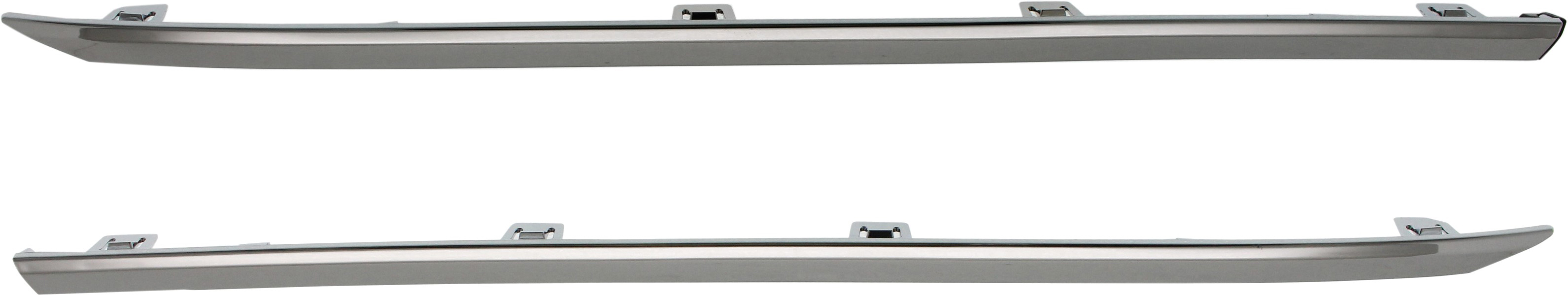 AM ACCORD 18-22 REAR BUMPER MOLDING RH AND LH Chrome 18-21 Hybrid Non Hybrid Models SKU SET RH76370007 Partslink HO1147102 HO1146102 OEM 71560TVAA50-71565TVAA50