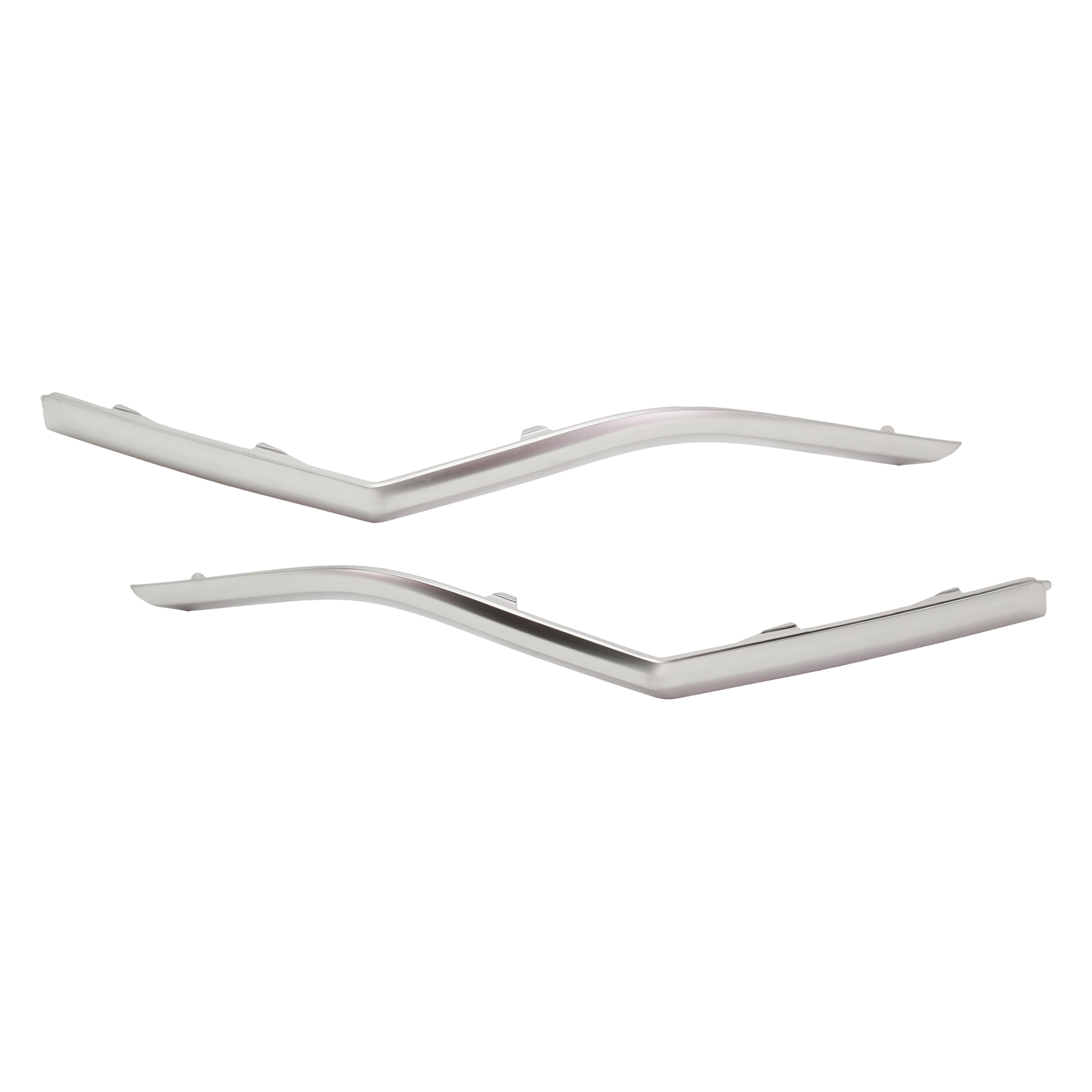 AM SANTA FE 19-20 REAR BUMPER MOLDING RH AND LH Chrome SKU SET RH76370015 Partslink HY1147106 HY1146106 OEM 86692S2010-86691S2010