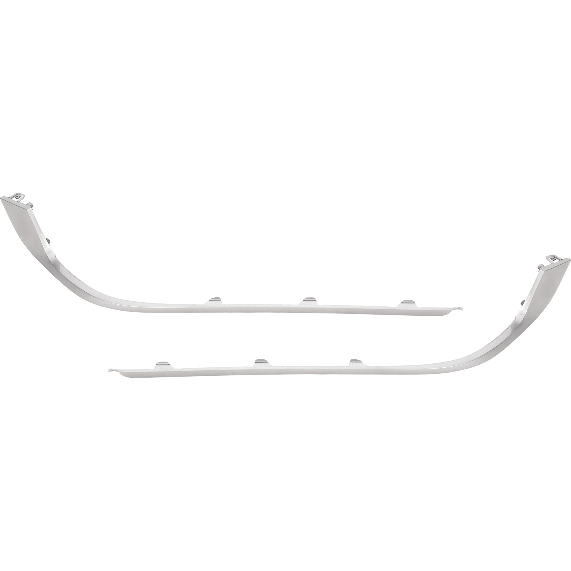 AM PALISADE 20-22 REAR BUMPER MOLDING RH AND LH Painted Silver Limited Luxury Ultimate Model SKU SET RH76370029 Partslink HY1147109 HY1146109 OEM 86695S8010-86694S8010