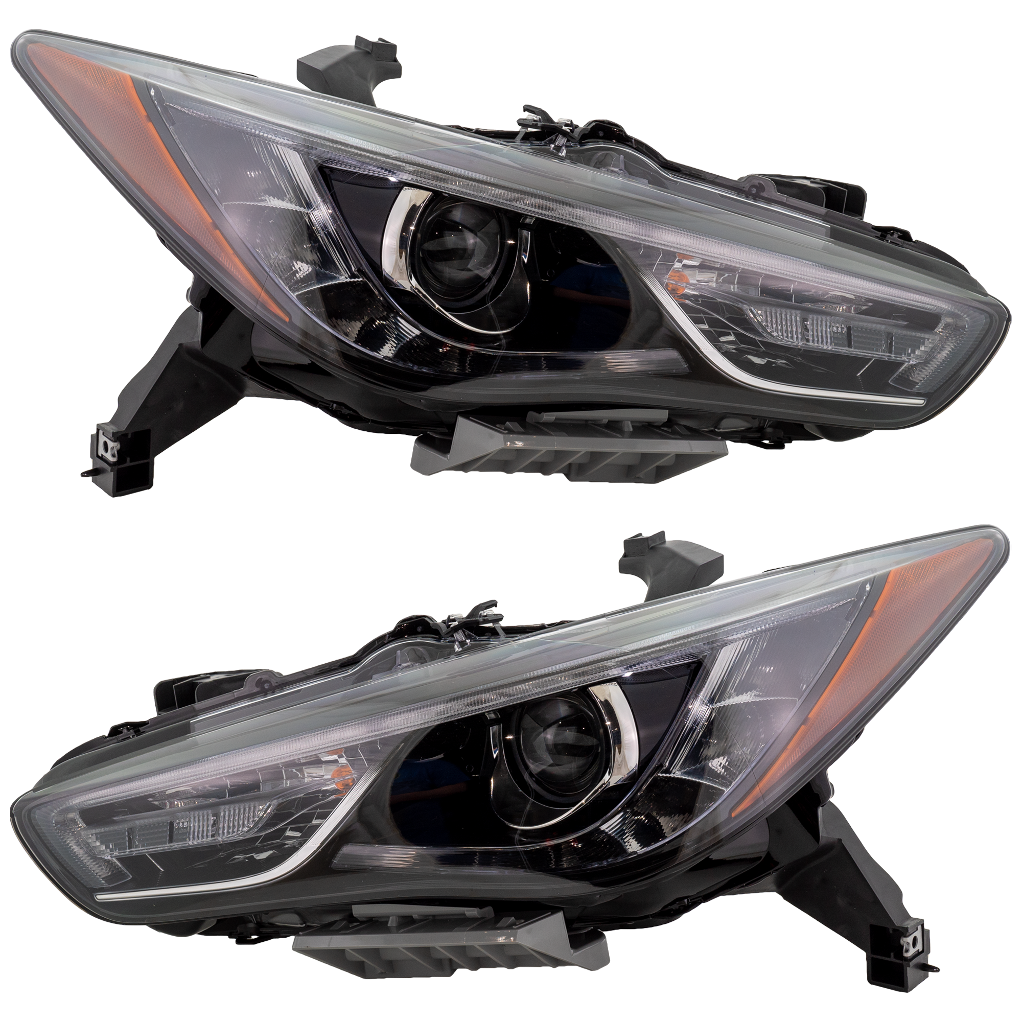 AM QX60-17-18 HEADLAMP RH AND LH Assembly HID Xenon w HID Kit SKU SET RI10010009