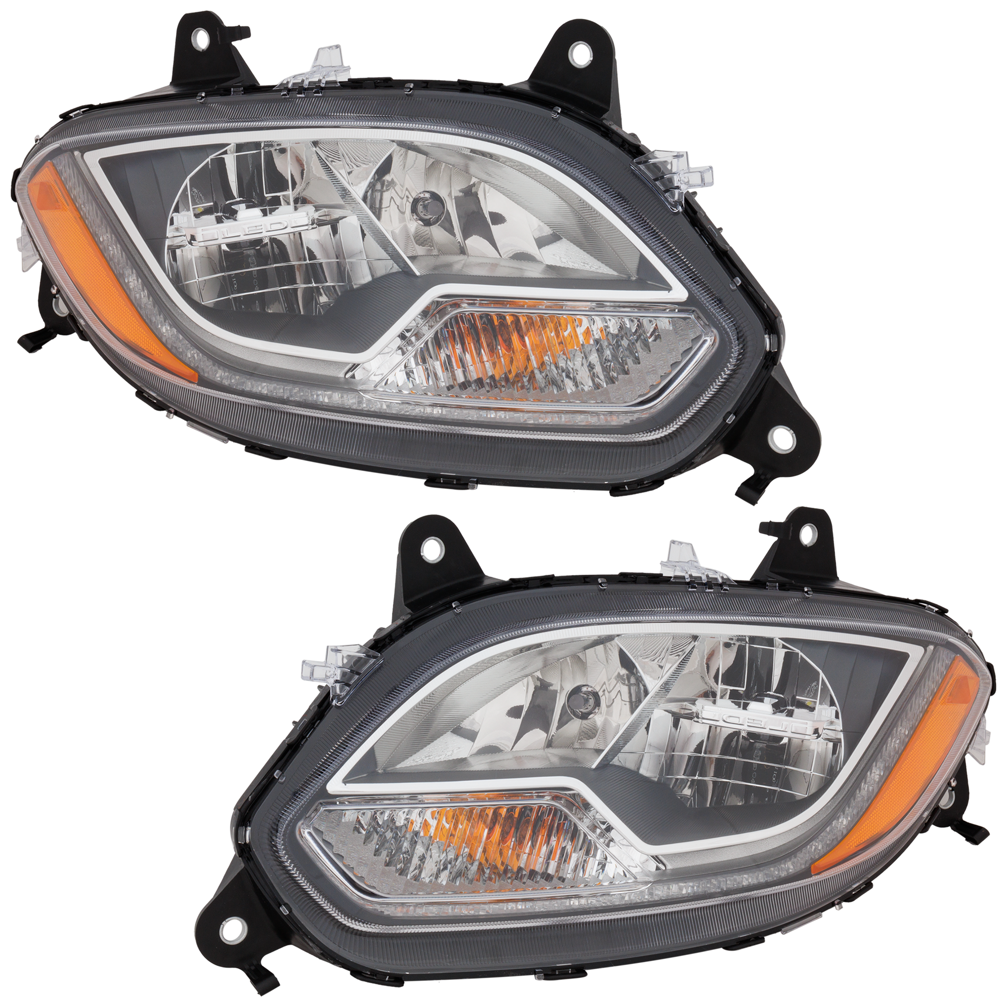 AM LT625-17-21 HEAD LAMP RH AND LH Assembly Halogen SKU SET RI10010015 HD OEM 4049968C99-4049967C95
