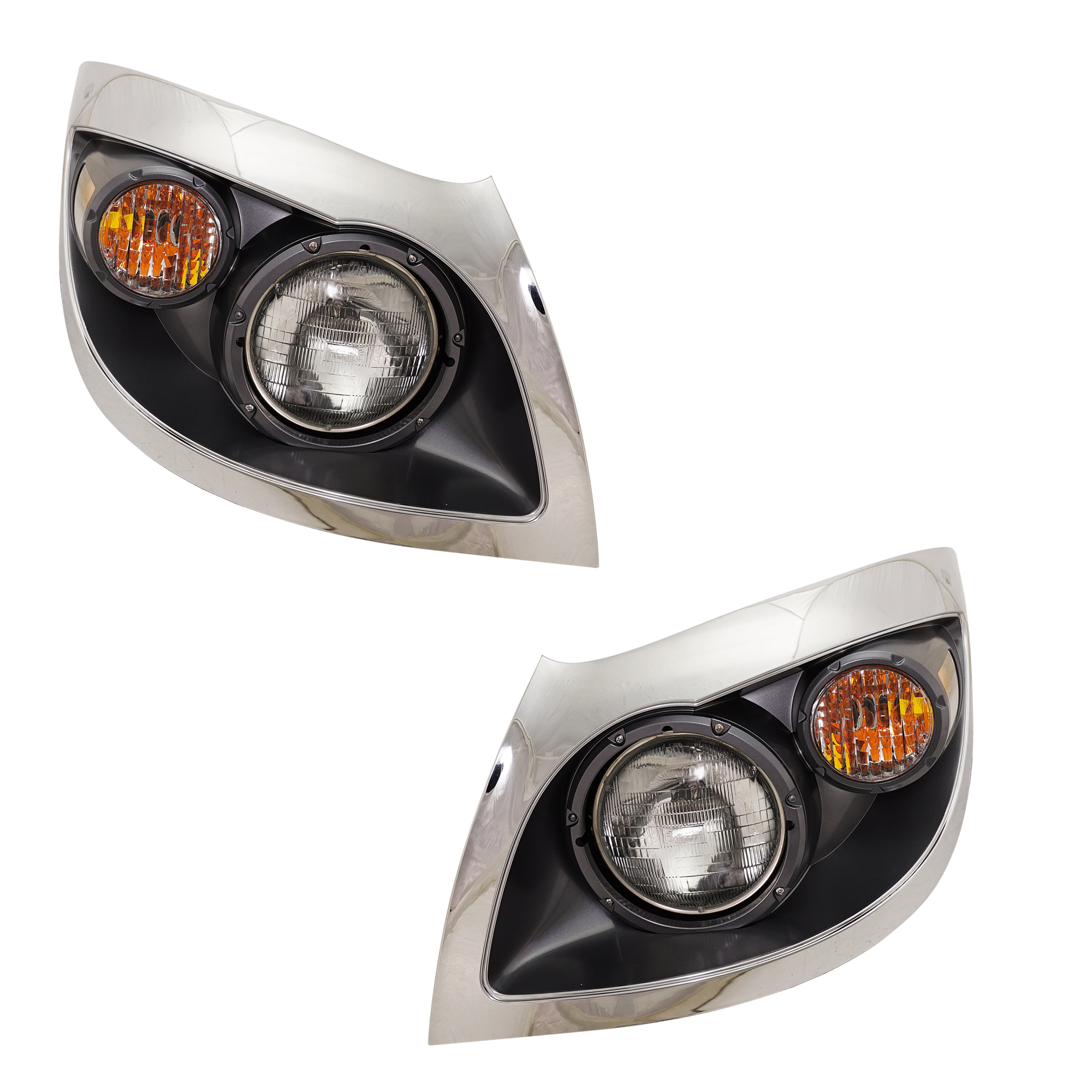 AM WORKSTAR 08-19 HEAD LAMP RH AND LH Assembly Halogen SKU SET RI10010033 OEM 3779220C91-3779264C91