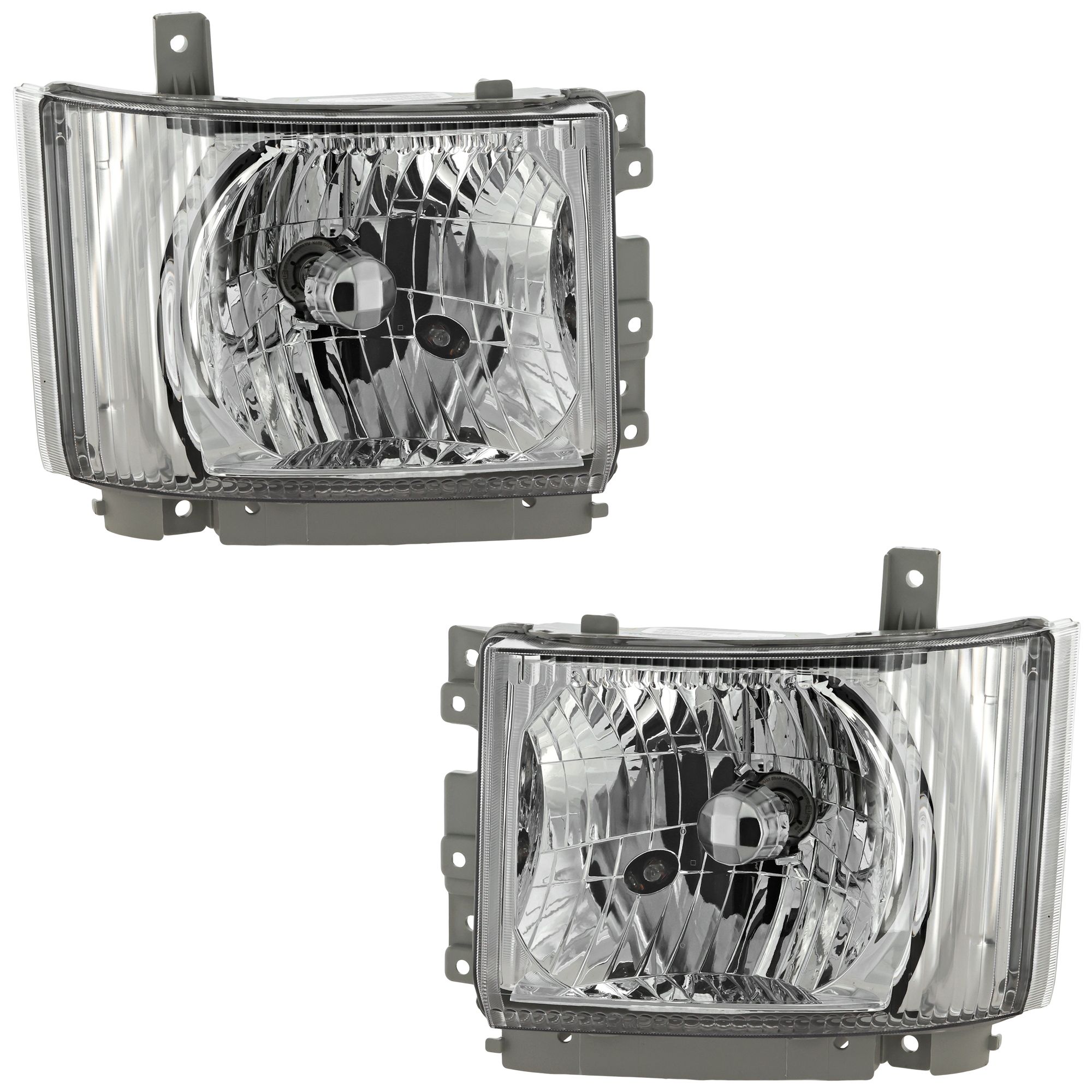 AM NPR NPR HD NQR 07-11 W SERIES 07-10 HEAD LAMP RH AND LH Assembly Halogen SKU SET RI10010045 HDA Partslink IZ2503113 IZ2502113 OEM 8975851702-8975851712