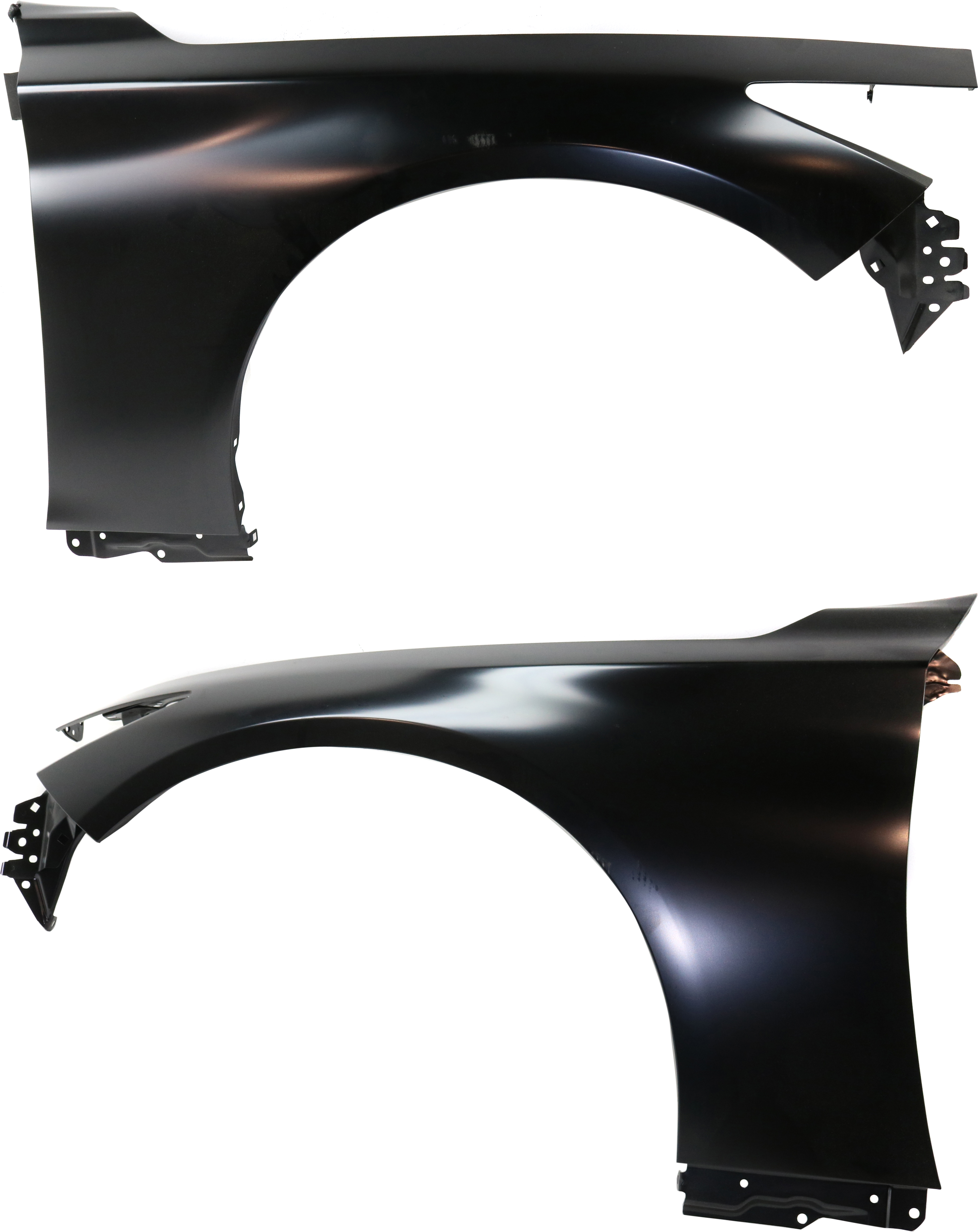 AM Q50-14-23 FRONT FENDER RH AND LH Primed 14-15 Hybrid Model Sport Std Type Bumper Steel CAPA SKU SET RI22010001Q Partslink IN1240123C IN1241123C OEM F31004HKMA F31014HKMA