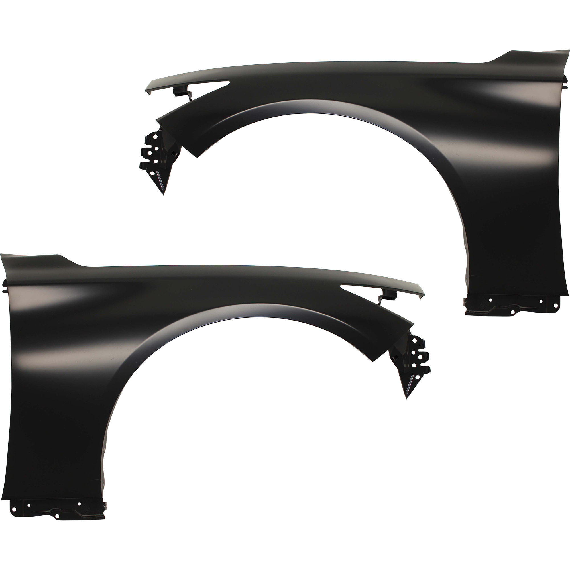AM Q50-14-23 FRONT FENDER RH AND LH Primed 14-15 Hybrid Model Sport Std Type Bumper Steel SKU SET RI22010001 Partslink IN1240123 IN1241123 OEM F31004HKMA F31014HKMA