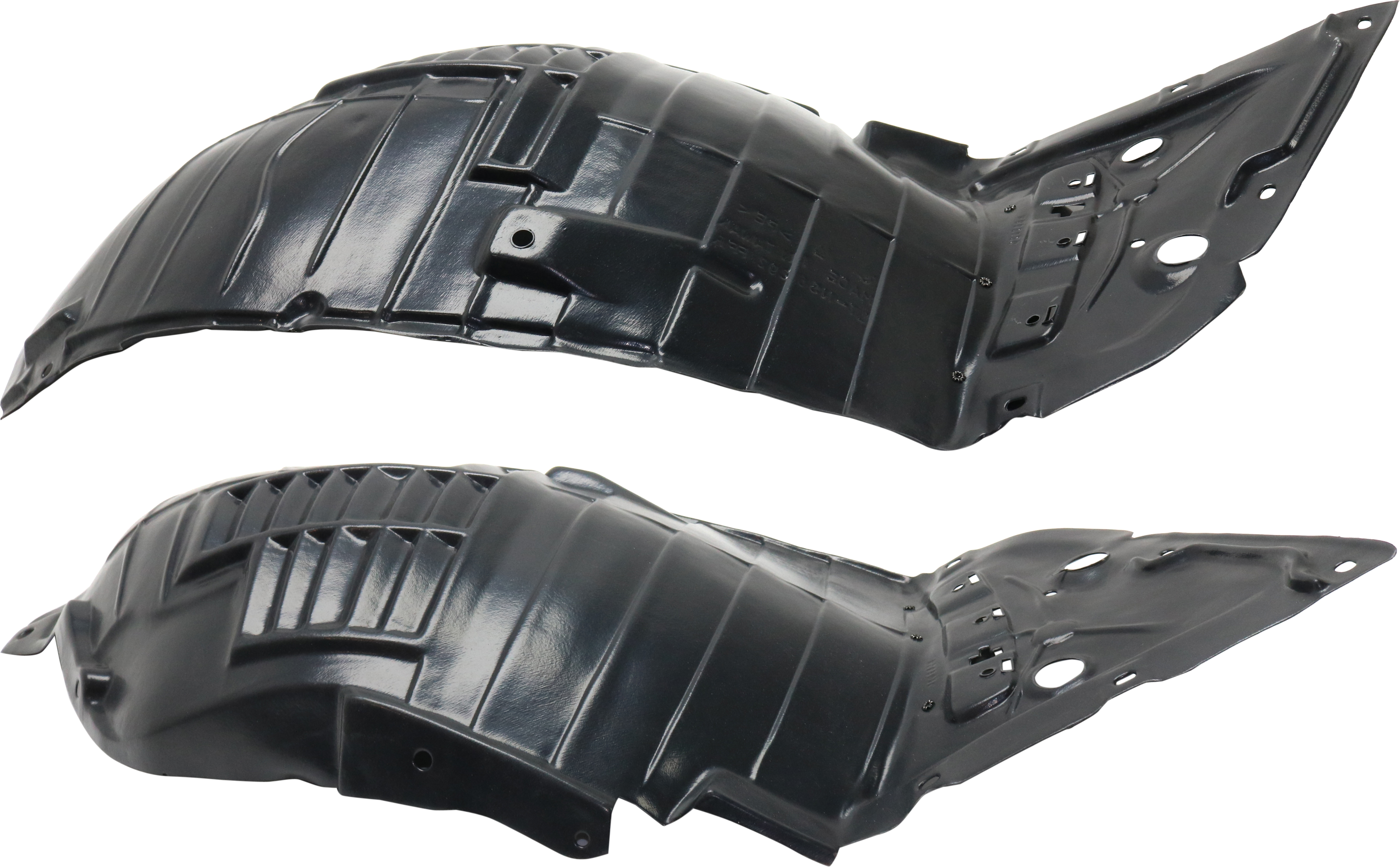 AM Q50-14-23 FRONT FENDER LINER RH AND LH Front Section Injection Form SKU SET RI22210001 Partslink IN1248128 IN1249128 OEM 638404GA0B 638414GA0B