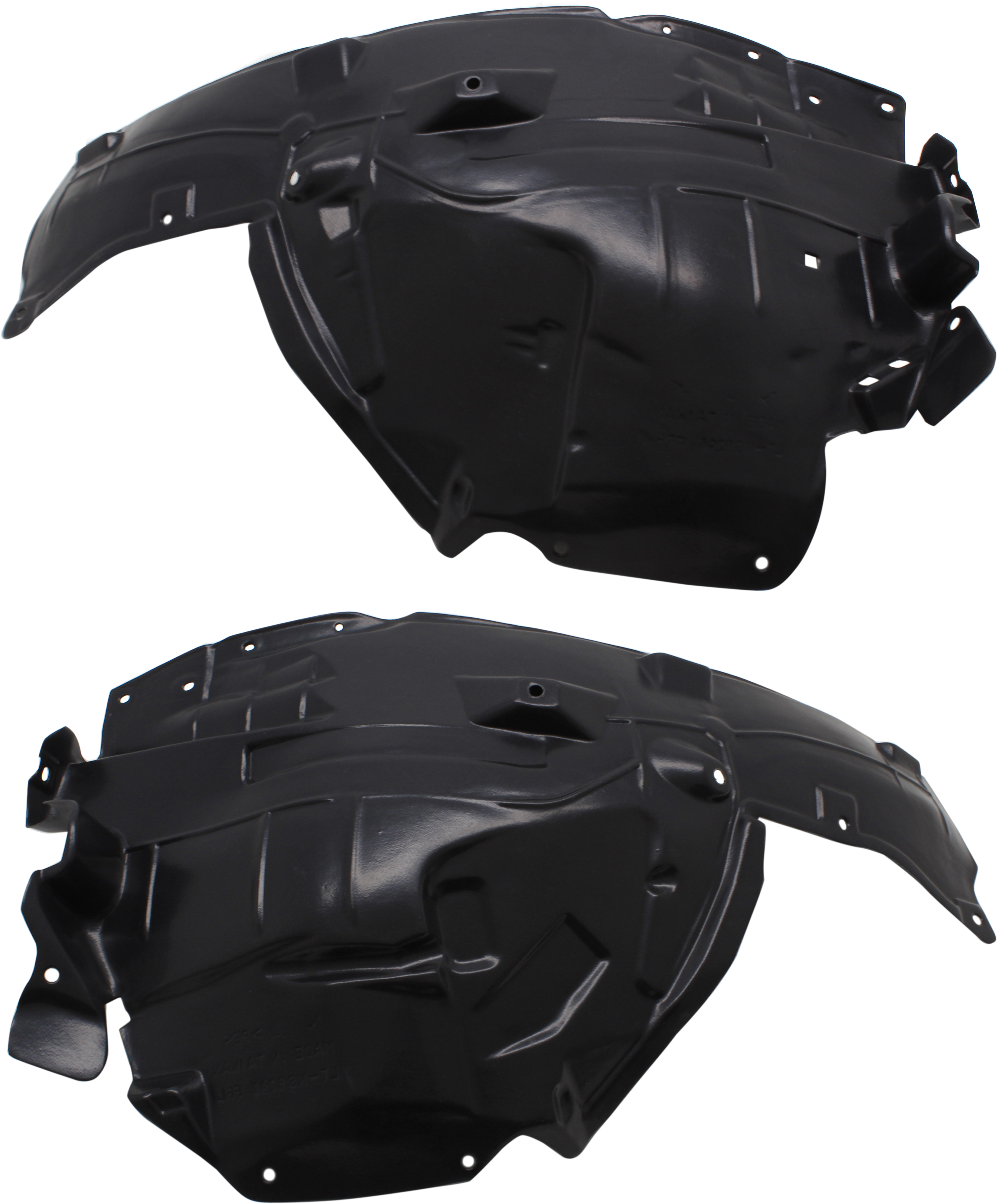AM Q50-14-23 FRONT FENDER LINER RH AND LH Front Section SKU SET RI22210003 Partslink IN1249131 IN1248131 OEM 638404GA0A 638414GA0A