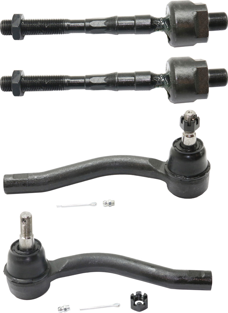 AM M35 M45-06-10 FRONT TIE ROD END RH AND LH Inner and Outer SKU SET RI28210005-4 OEM D8520EG025 D8640EG00C 48521EG0