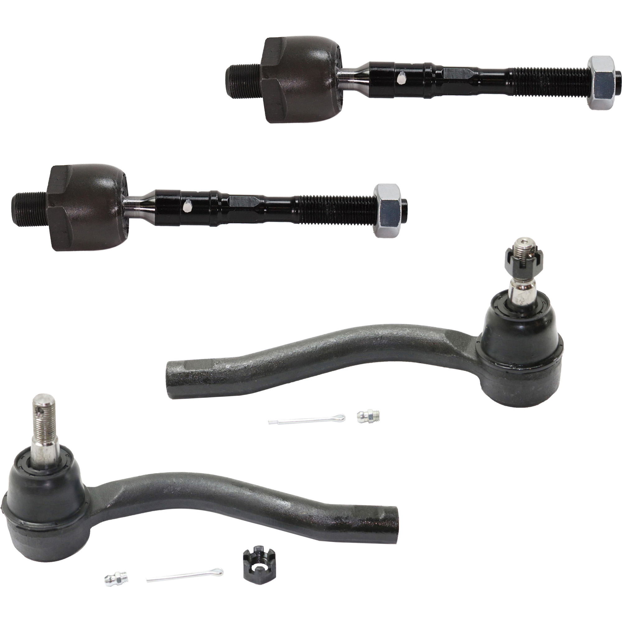 AM G37-10-12 Q40-15-15 FRONT TIE ROD END RH AND LH Inner and Outer SKU SET RI28210013-4 OEM D8520EG025 D8521JK00C D8640EG0