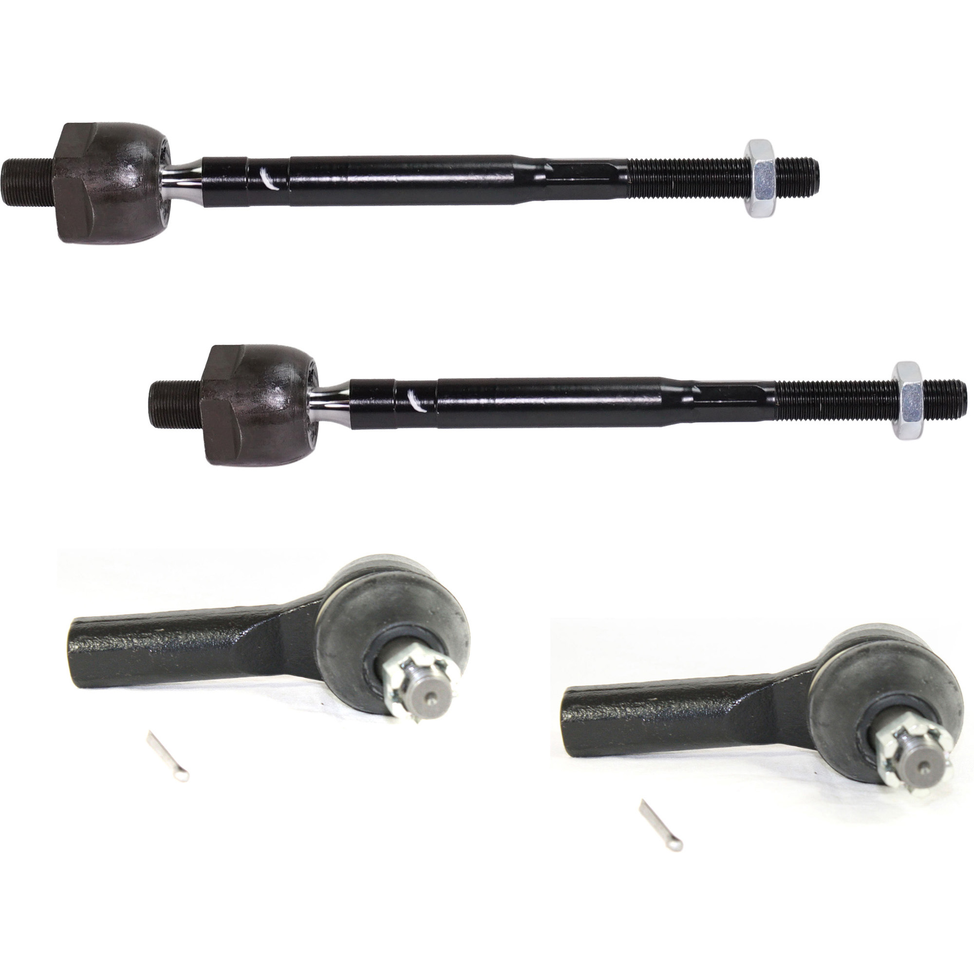 AM M45-03-04 FRONT TIE ROD RH AND LH Inner and Outer Set of 4 SKU SET RI28210019-4 A Partslink NI4520100 OEM 1016797 ES800568-48521CR925 MS