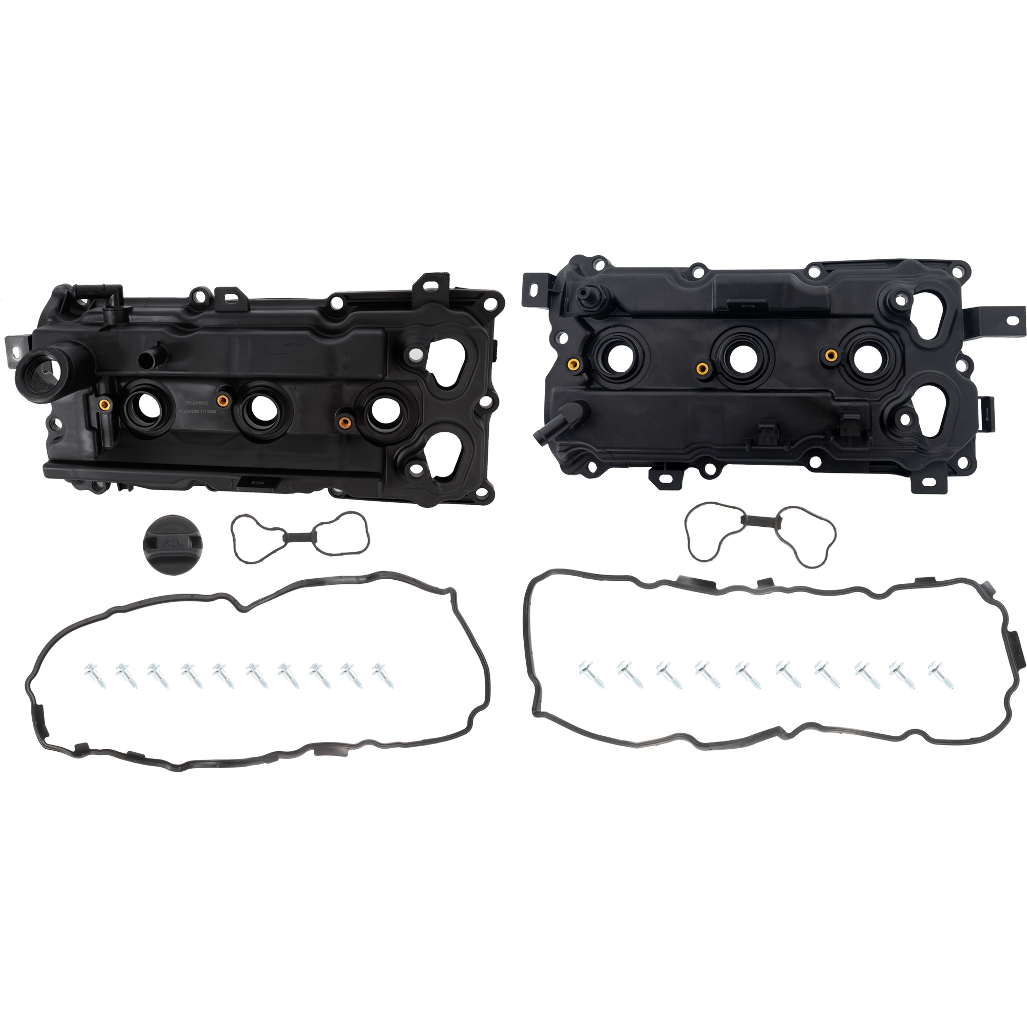AM M35-09-10 G35-07-08 EX35-08-12 VALVE COVER RH AND LH w Gasket SKU SET RI32010001 OEM 13264JK20A 13264JK20B