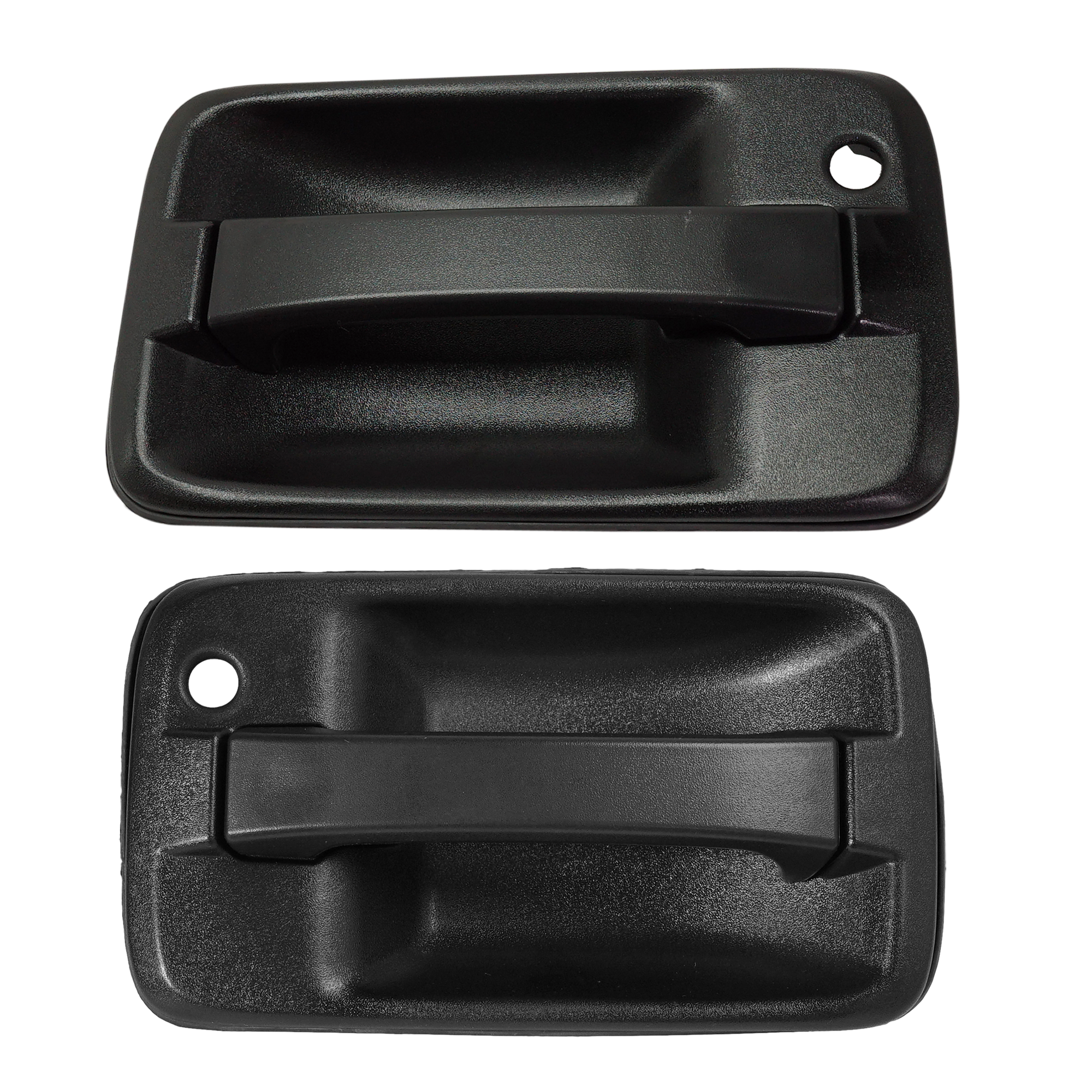 AM NPR NPR HD 07-17 FRONT EXTERIOR DOOR HANDLE RH AND LH Textured Black SKU SET RI46250013A HD OEM 8980371002-8980371012