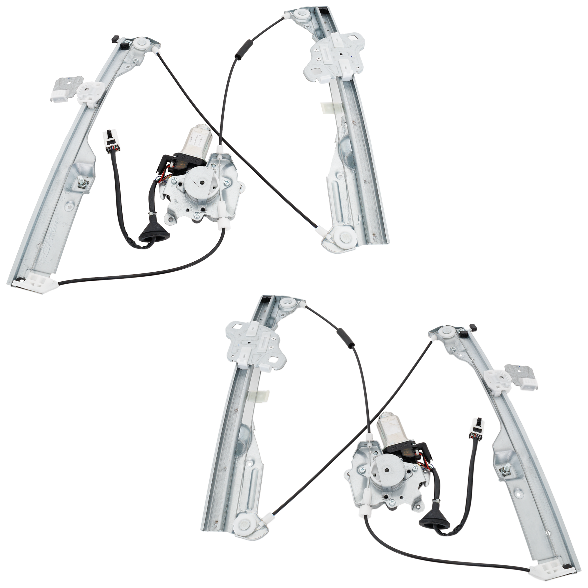 AM G35-03-07 FRONT WINDOW REGULATOR RH AND LH Power w Motor 6 Pins Coupe SKU SET RI46290019 OEM 80720AM800 PFM 80721AM800 PFM