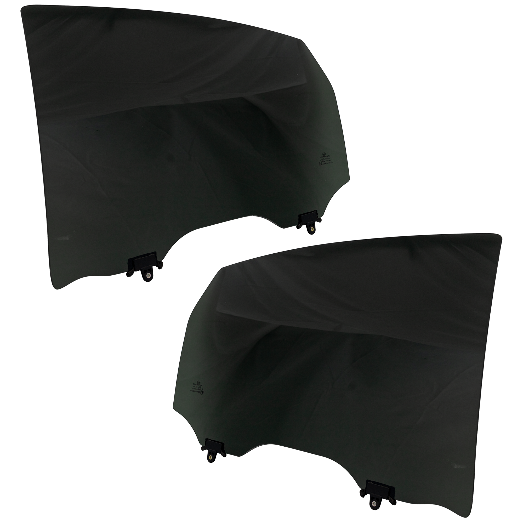 AM INFINITI FX35-09-12 FX50-09-13 QX70-14-17 REAR DOOR GLASS RH AND LH Gray Tint Privacy w Solar Clip SKU SET RI48130007 OEM 823001CA1A 823011CA1A