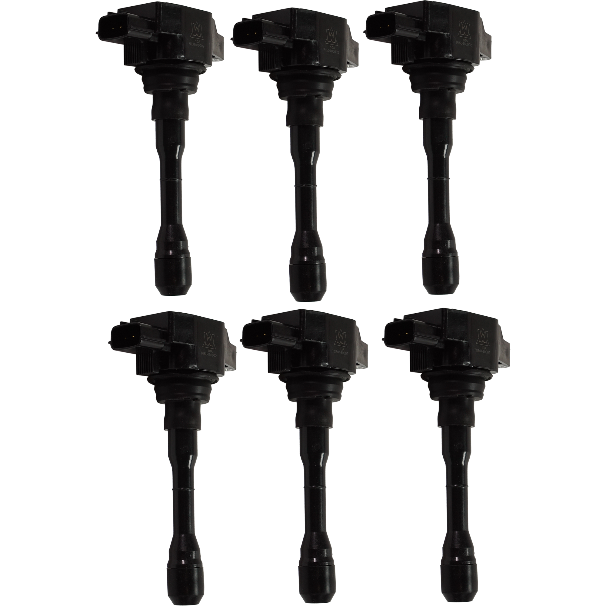 AM Q50-16-21 IGNITION COIL Set of 6 SKU SET RI50460002-6 OEM 224485CA0A