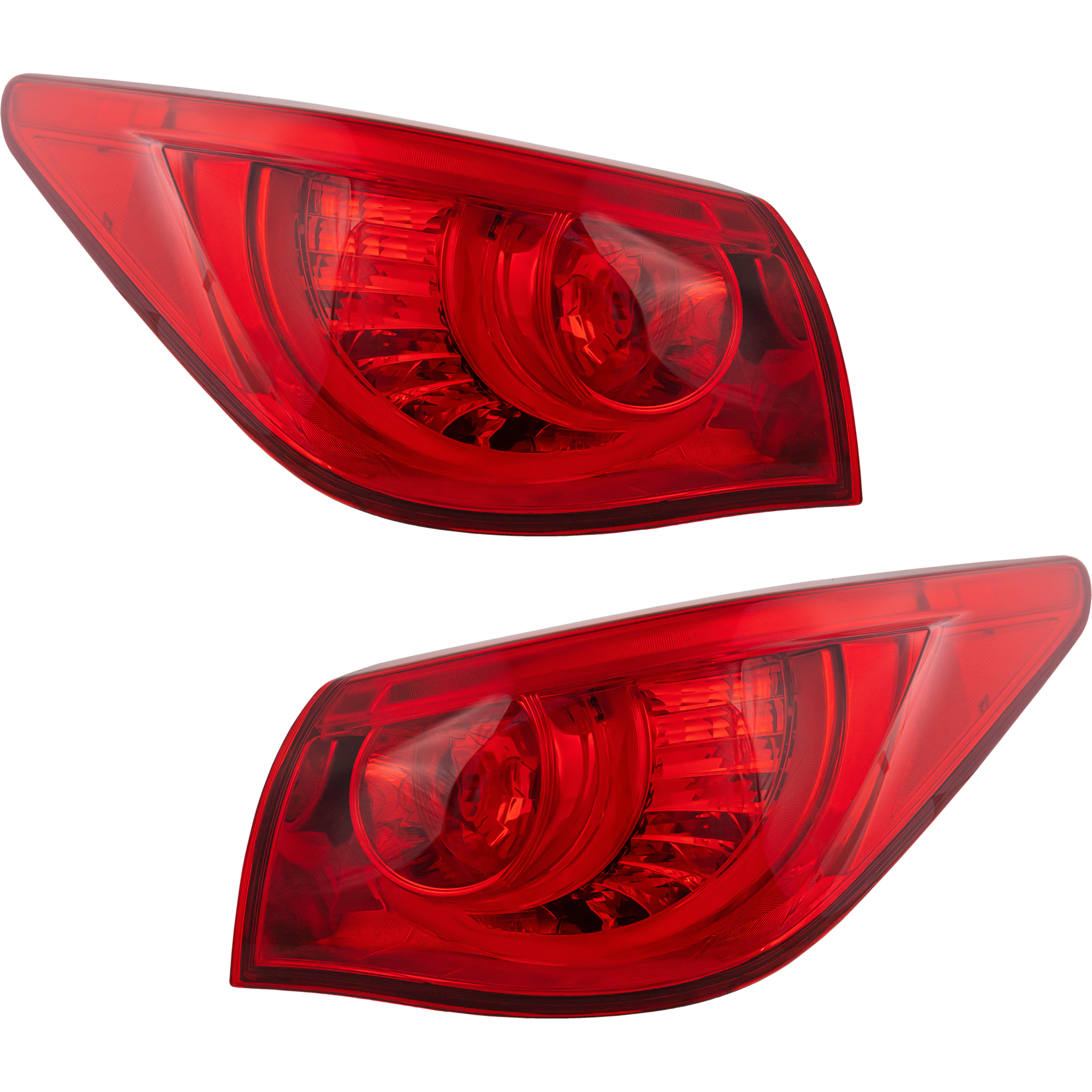 AM Q50-14-17 TAIL LAMP RH AND LH Assembly On Body LED SKU SET RI73010007 Partslink IN2805101 IN2804101 OEM 265504HB0B 265554HB0B