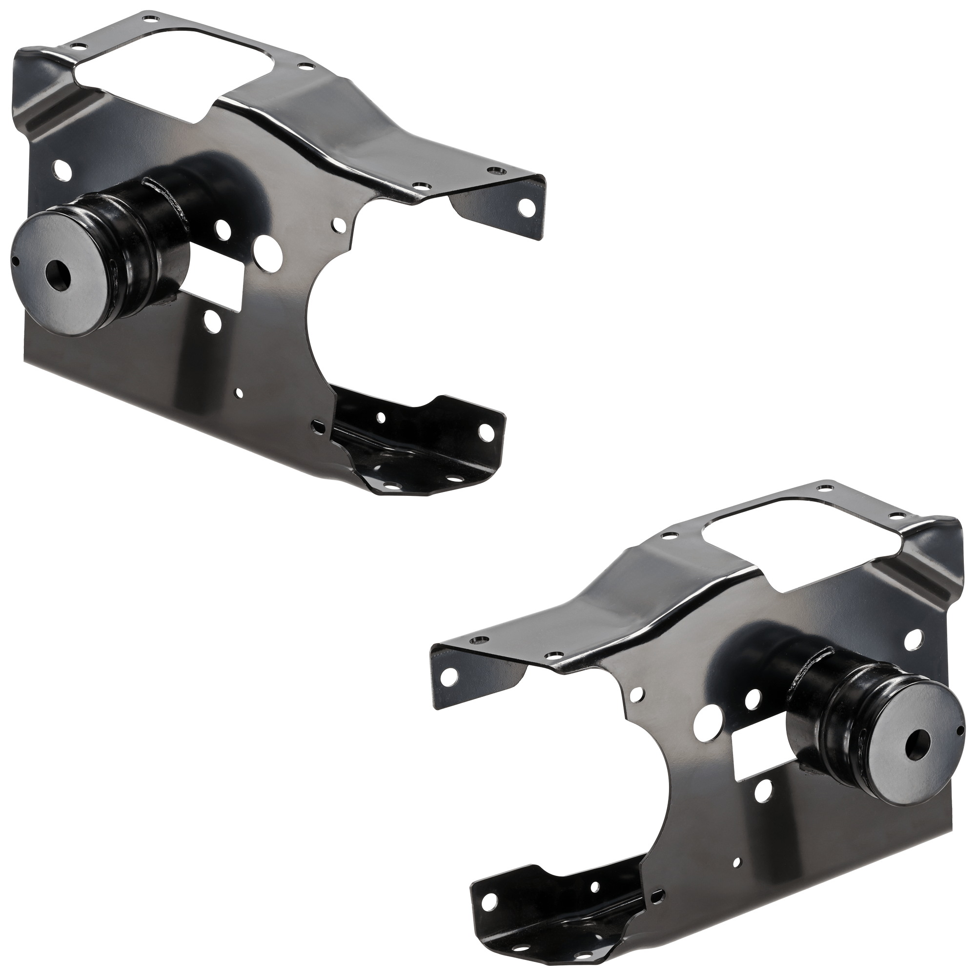 AM WRANGLER JL 18-24 GLADIATOR 20-24 FRONT BUMPER BRACKET RH AND LH Moab Rubicon Models Steel Bumper CAPA SKU SET RJ01310013Q Partslink CH1067146C CH1066146C OEM 68325051AD 68325051AC 68325052