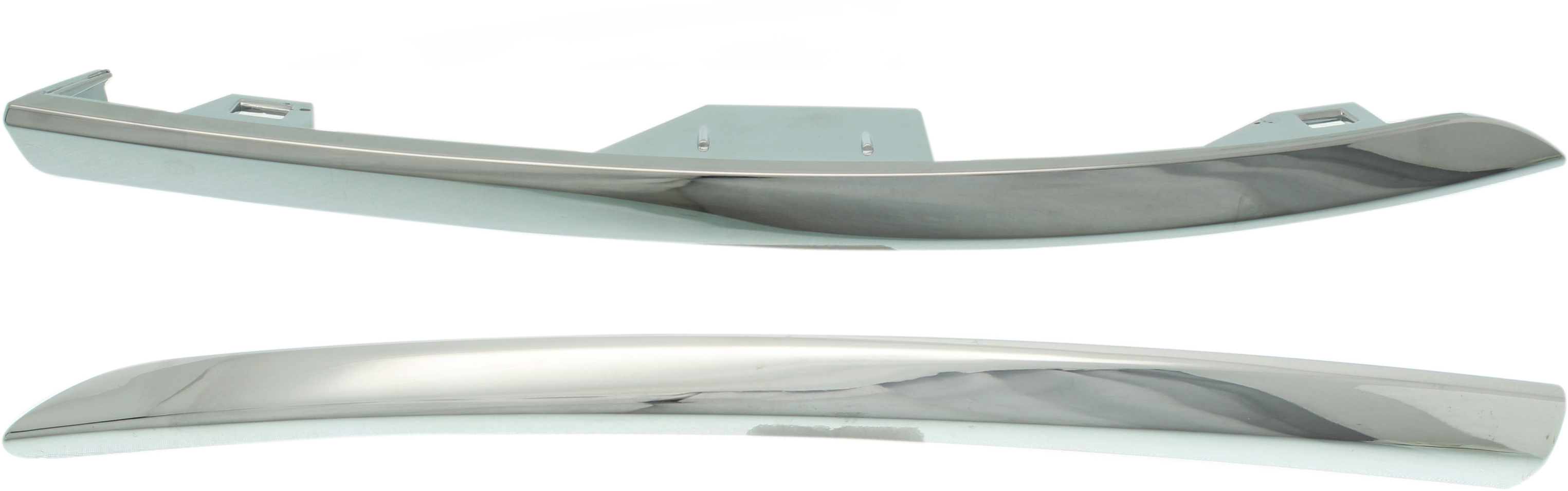 AM GRAND CHEROKEE 17-21 FRONT BUMPER MOLDING RH AND LH Outer Chrome SKU SET RJ01610003 Partslink CH1047118 CH1046118 OEM 5XM06SZ0AA 5XM07SZ0AA