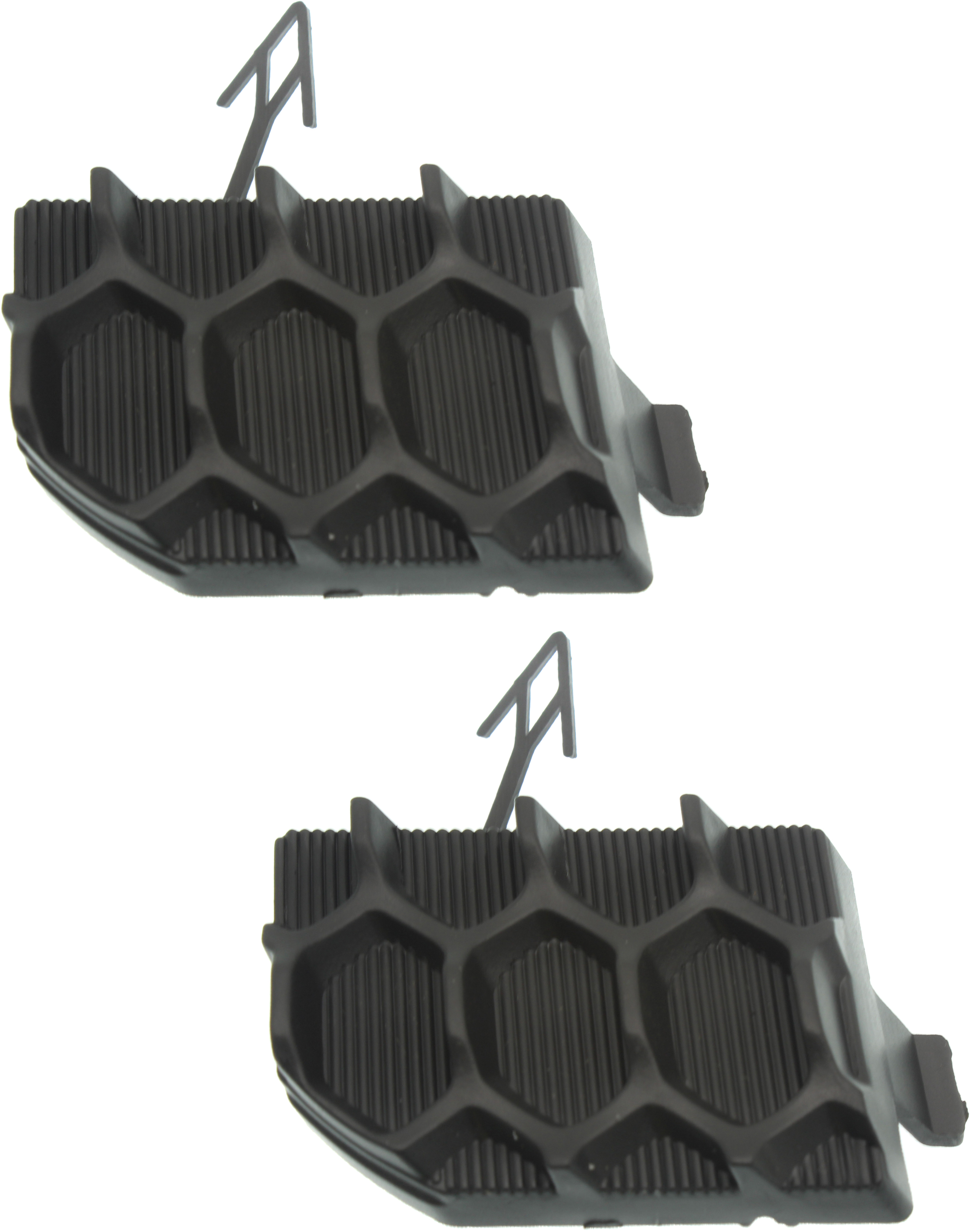 AM GRAND CHEROKEE 12-16 FRONT BUMPER TOW HOOK COVER RH and LH Plug SRT Model SKU SET RJ01840001-2 Partslink CH1029104 OEM 68158579AA