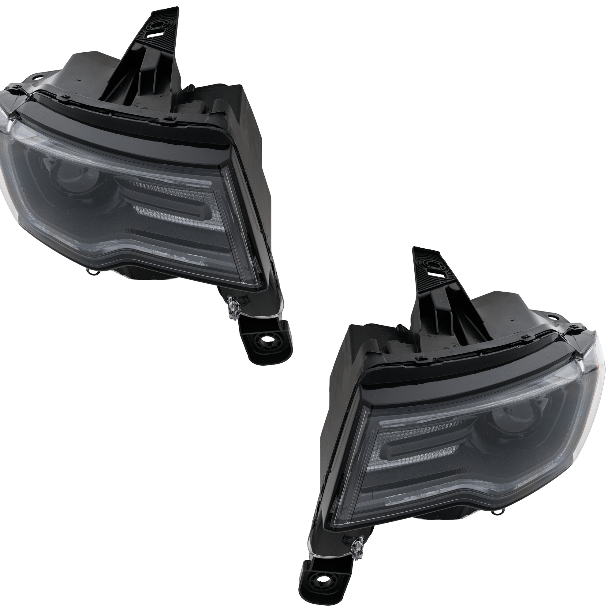 AM GRAND CHEROKEE WK 17-22 HEAD LAMP RH AND LH Assembly HID Xenon w HID Kit Type 1 Laredo Trailhawk Limited w o Limited X Package Models SKU SET RJ10010023A Partslink CH2502299 CH2503299 OEM 68266648AH 68266649AH