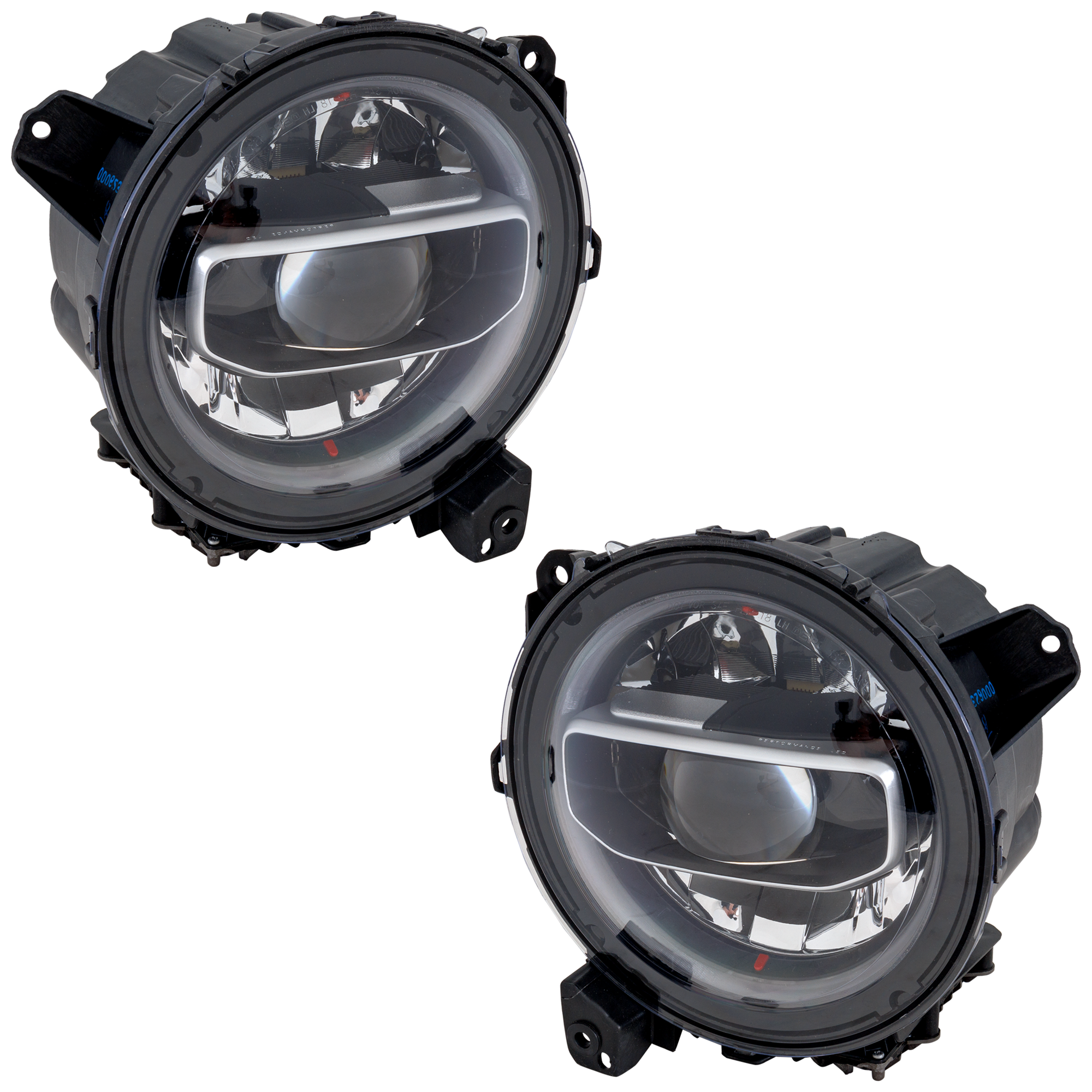 AM GLADIATOR 20-22 WRANGLER 18-22 HEAD LAMP RH AND LH Assembly LED SKU SET RJ10010041A Partslink CH2502327 CH2503327 OEM 55112878AG 55112879AG