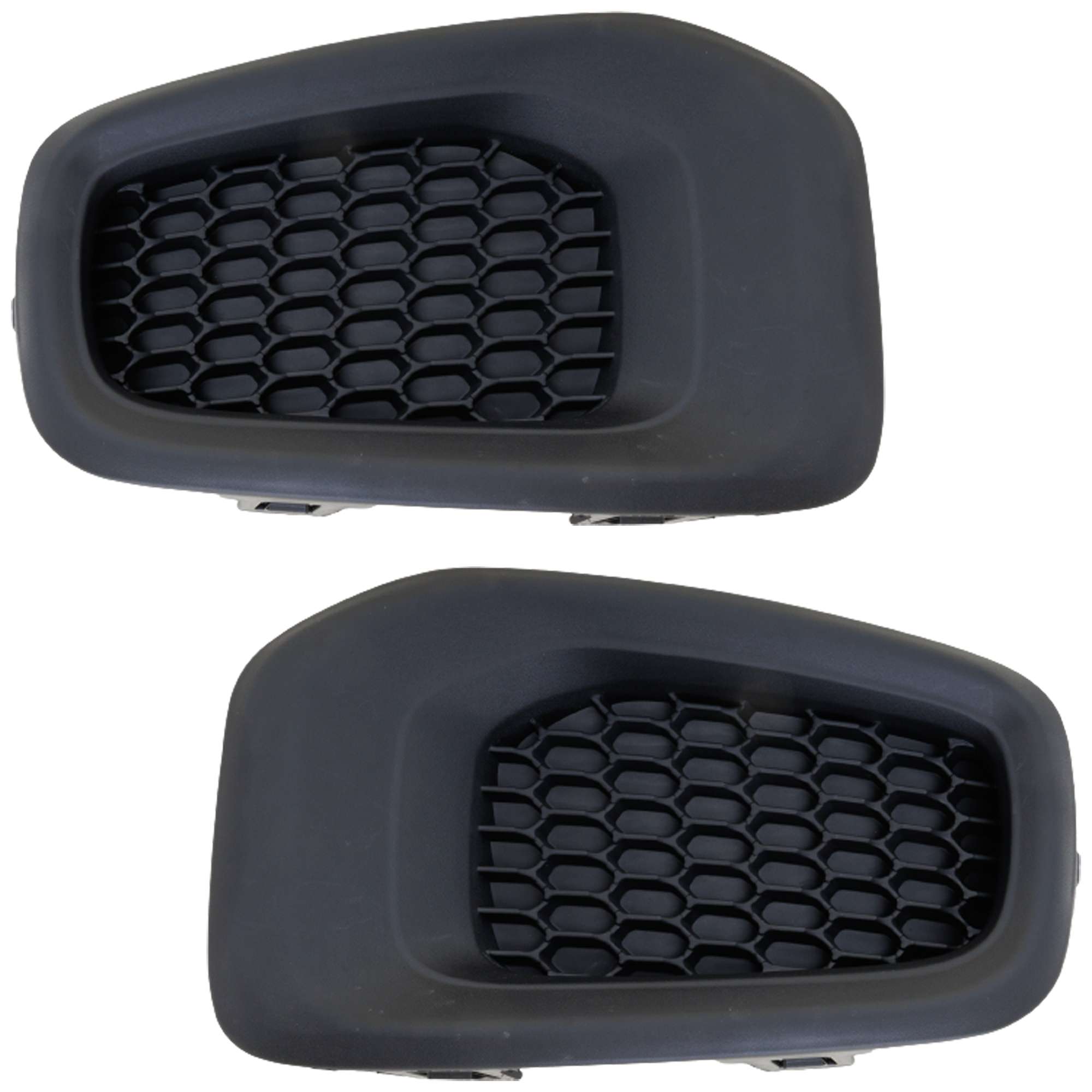 AM RENEGADE 15-18 FOG LAMP COVER RH AND LH Textured SKU SET RJ10790003 Partslink CH1039209 CH1038209 OEM 5XB27LXHAA 5XB31LXHAA