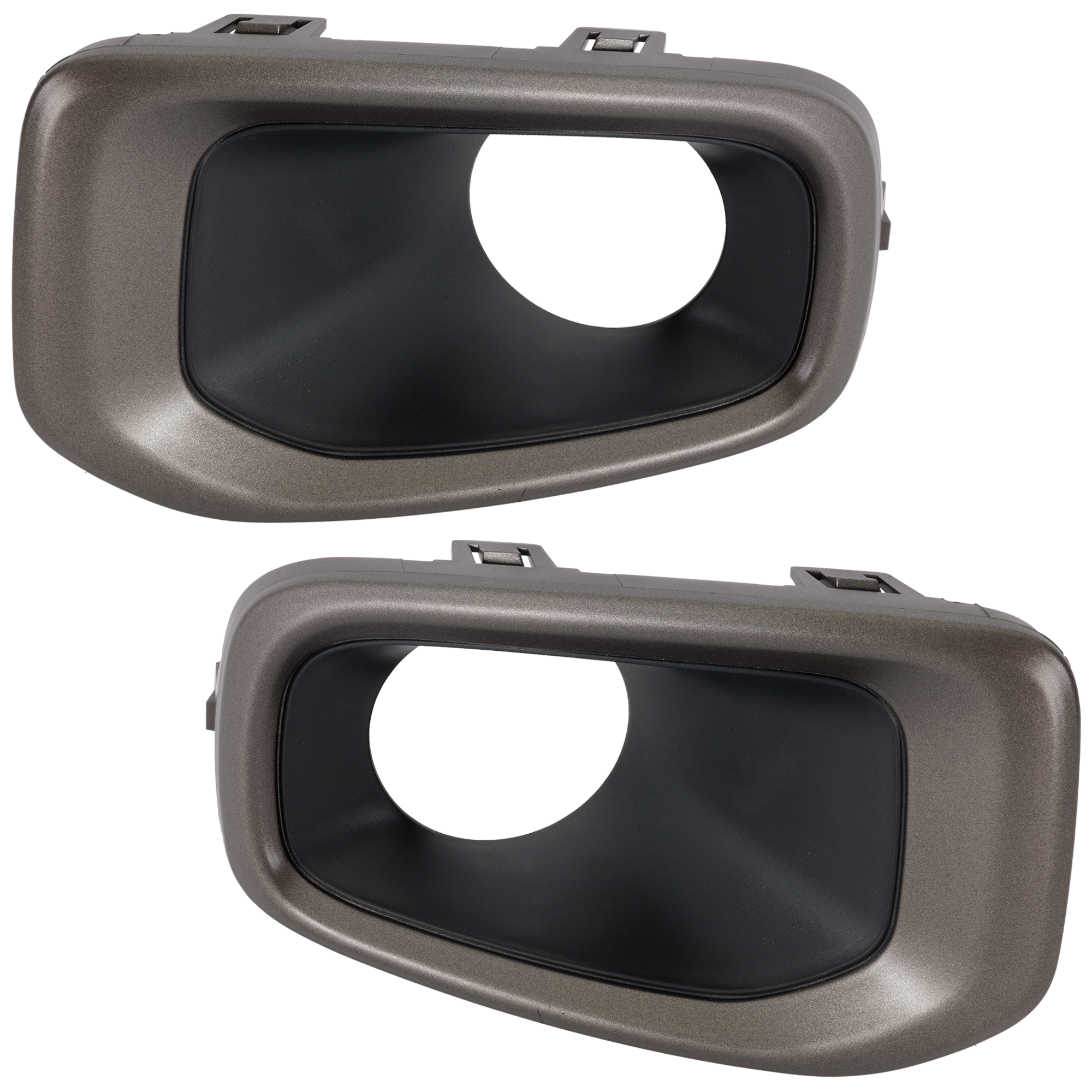 AM RENEGADE 15-18 FRONT FOG LAMP MOLDING RH AND LH Bronze Type 2 SKU SET RJ10810011 Partslink CH1039192 CH1038192 OEM 6DH67U90AA 735643984-6DH68U90A