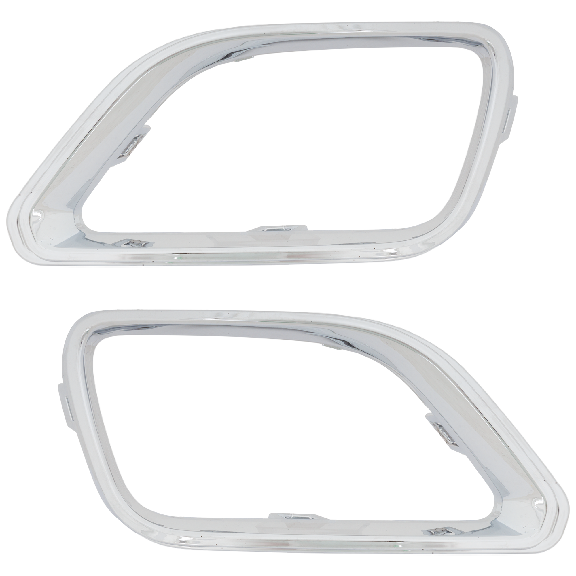 AM CHEROKEE 19-23 FOG LAMP MOLDING RH AND LH Chrome Ring 80th Anniversary Altitude Latitude Latitude Lux Latitude Plus Limited Overland X Models SKU SET RJ10810017 Partslink CH1039225 CH1038225 OEM 6DE40SZ0AA 6DE41SZ0AA