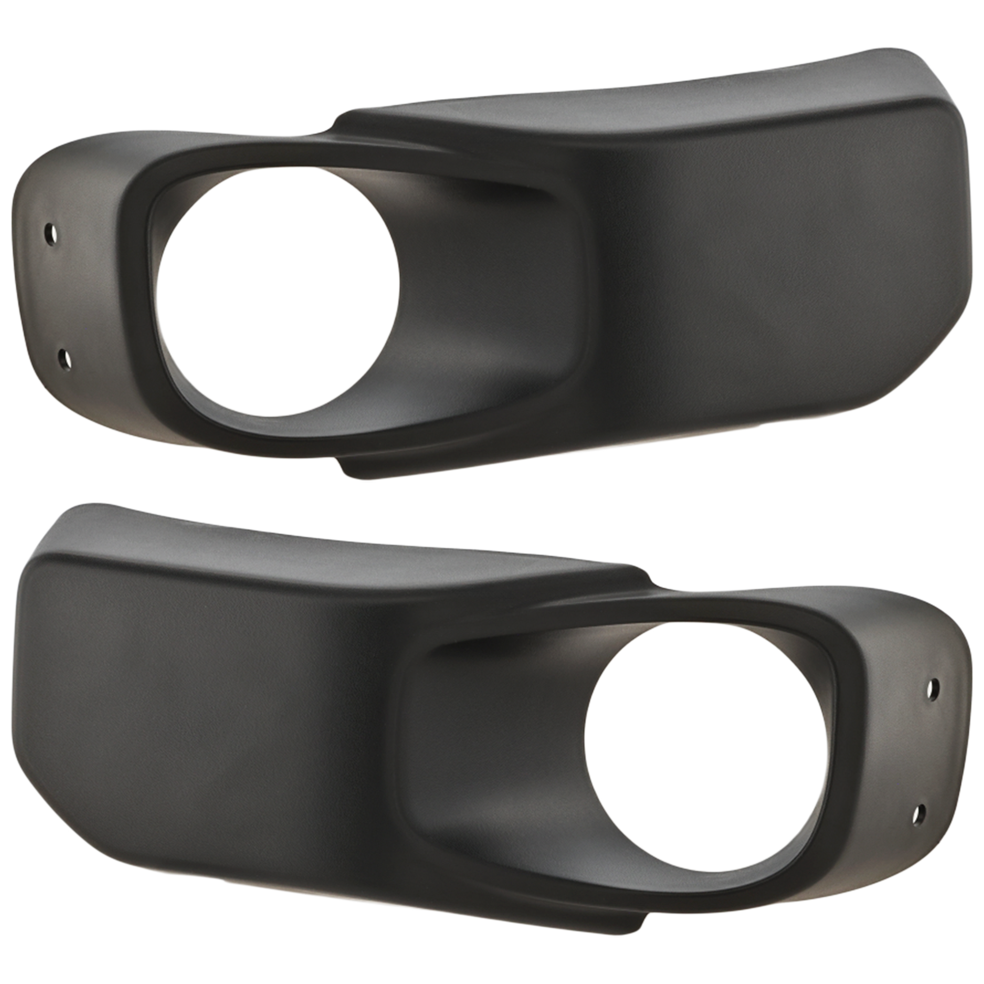 AM WRANGLER 12-17 WRANGLER JK 18-18 FOG LAMP MOLDING RH AND LH Heavy Duty Textured Black Type 1 w 10th Anniversary Edition SKU SET RJ10810021 Partslink CH1039227 CH1038227 OEM 68231962AA 68231963AA
