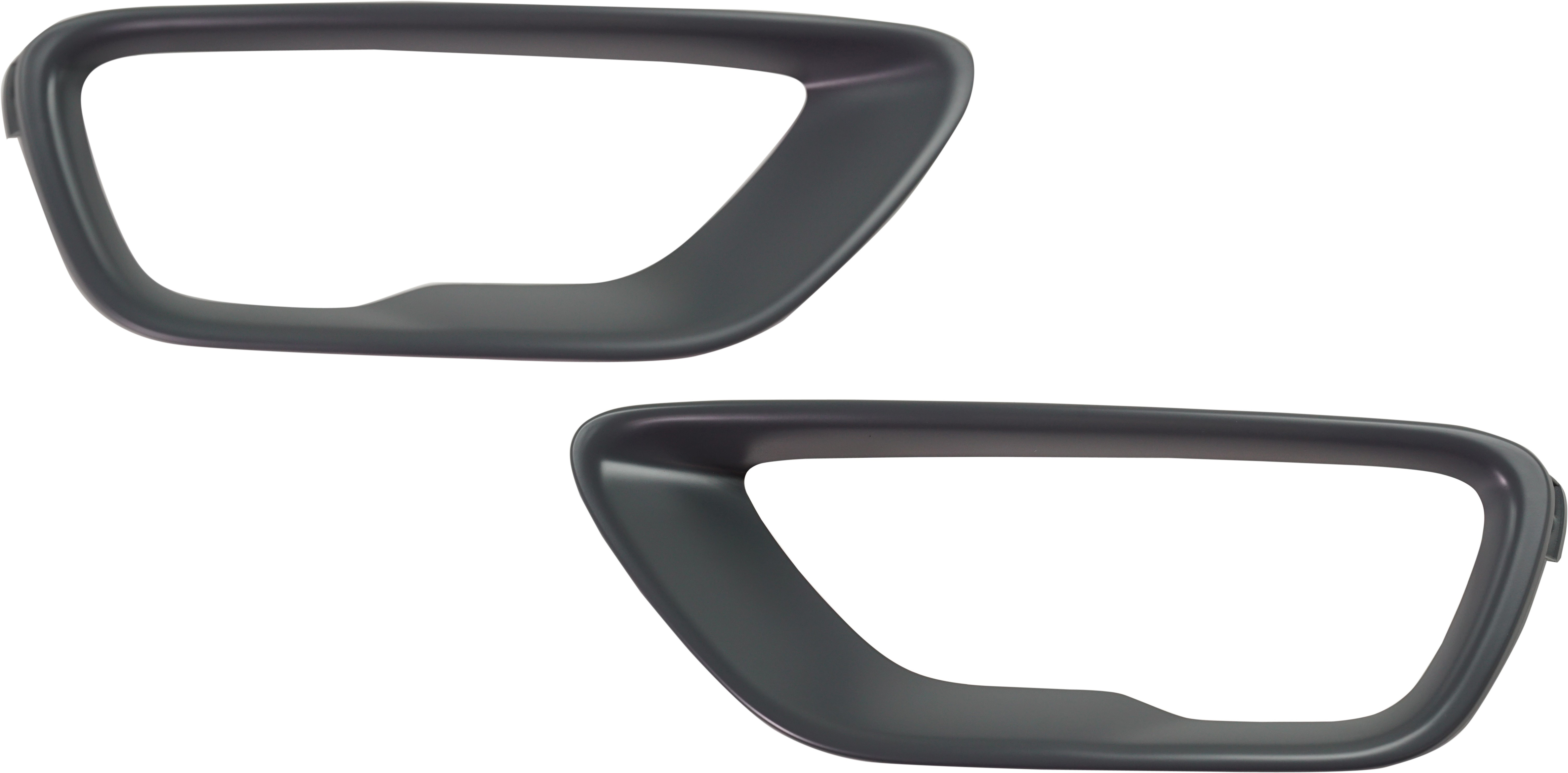 AM GRAND CHEROKEE WK 14-22 FRONT FOG LAMP MOLDING RH AND LH Primed 80th Anniv Laredo Overland Limited w o Lmited X Pkg. Summit 14-16 Models SKU SET RJ10820005 Partslink CH1039199 CH1038199 OEM 5YL30TZZAA 5YL31TZZAA