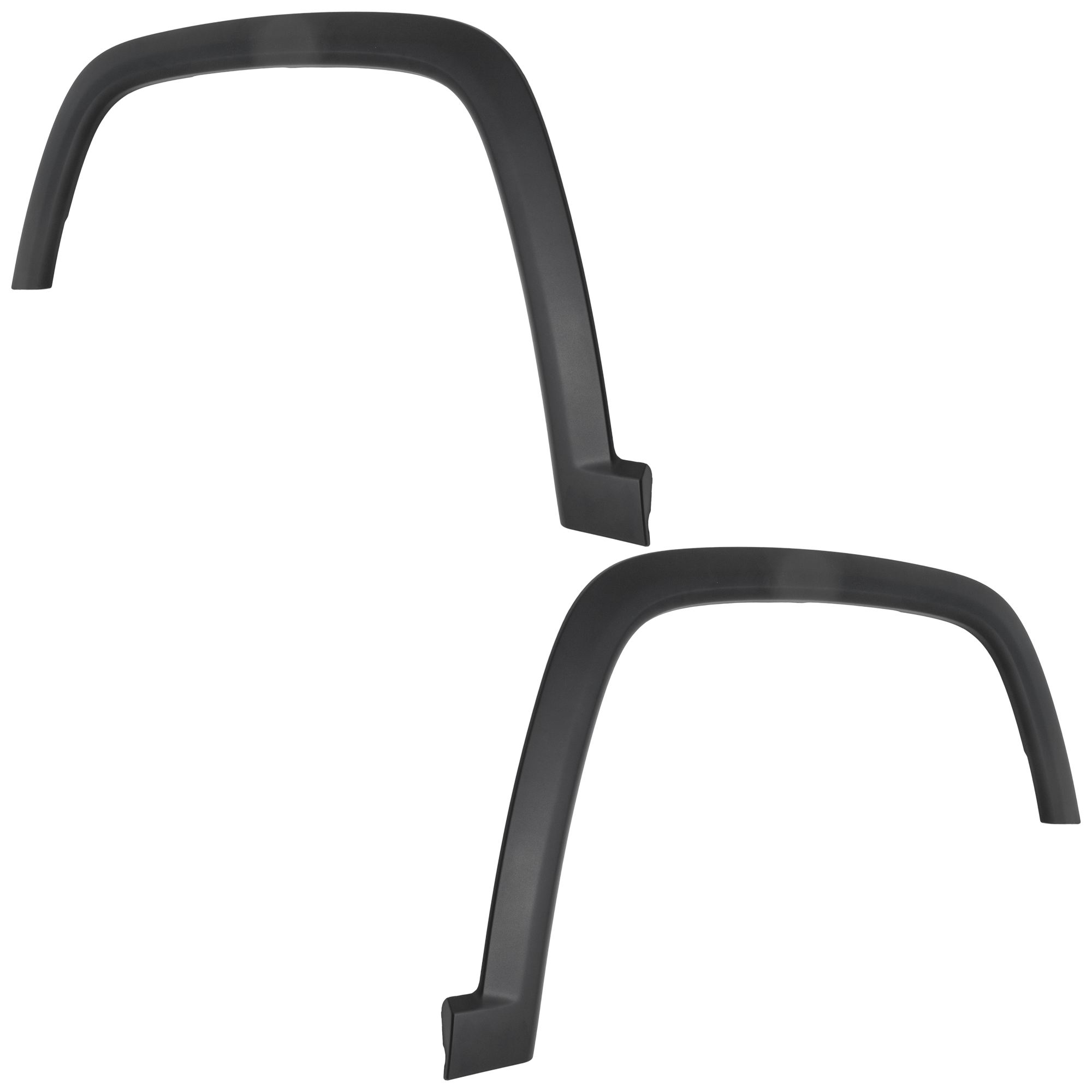 AM COMPASS 17-25 FRONT WHEEL OPENING MOLDING RH AND LH OE Style Textured Black SKU SET RJ22130009 Partslink CH1291123 CH1290123 OEM 7ST30RXFAA 7ST31RXFAA