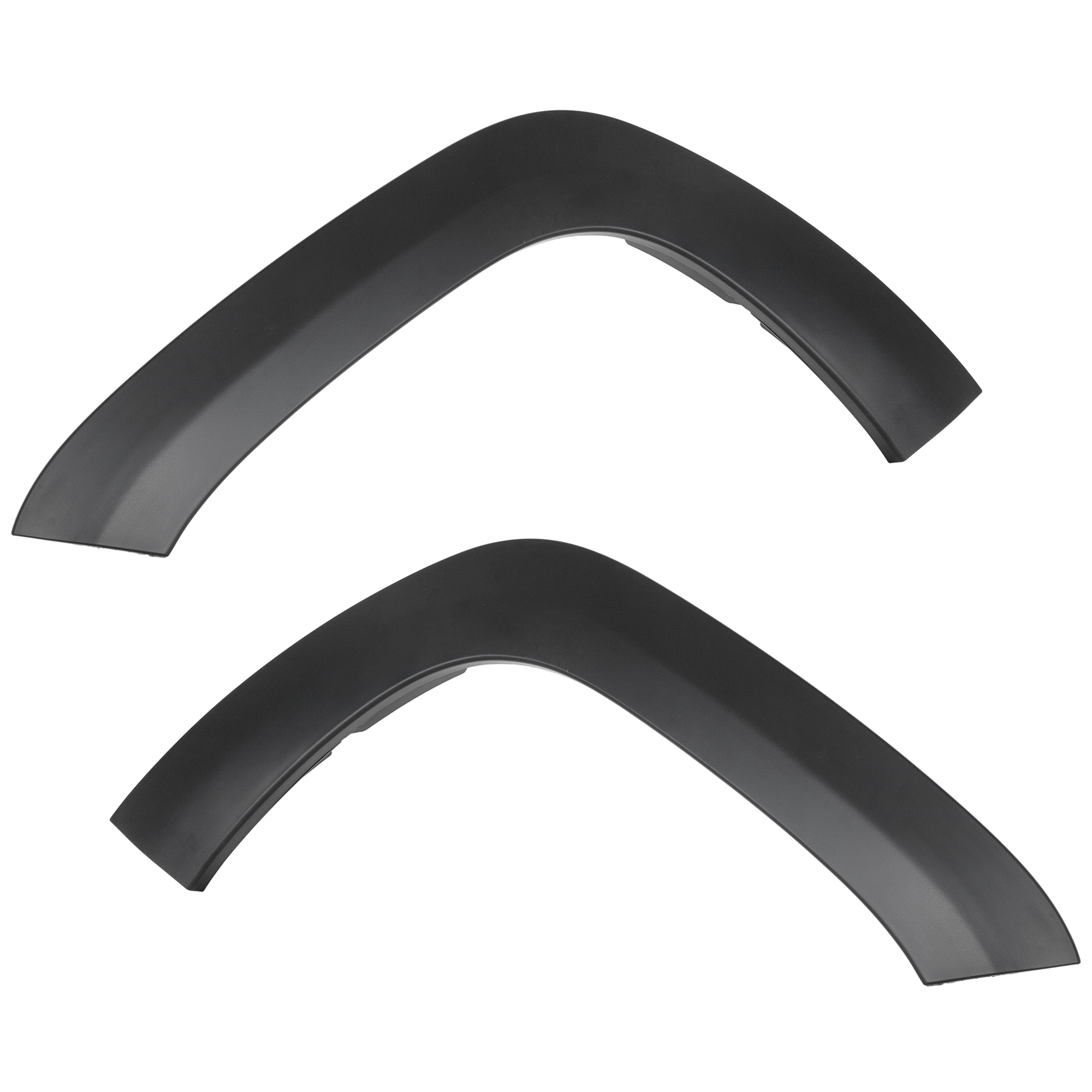 AM GRAND CHEROKEE 17-22 FRONT WHEEL OPENING MOLDING RH AND LH Primed Black Adhesive Overland Summit Limited 19-22 w Limited X Pkg Models SKU SET RJ22130017 Partslink CH1291126 CH1290126 OEM 5QJ84TZZAE 5QJ83TZZAE