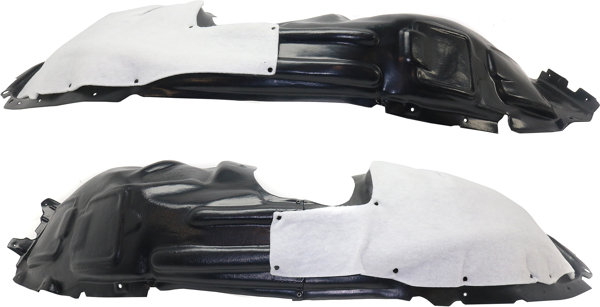 AM CHEROKEE 14-18 FRONT FENDER LINER RH AND LH Plastic Vacuum Form w or w o Off Road Package Type 2 SKU SET RJ22210001-1 Partslink CH1248182 CH1249181 CH1249182 OEM 68209681AD 68209688AE 68209680